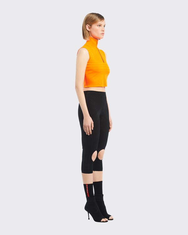 Polyester cut-out leggings Polyester cut-out leggings