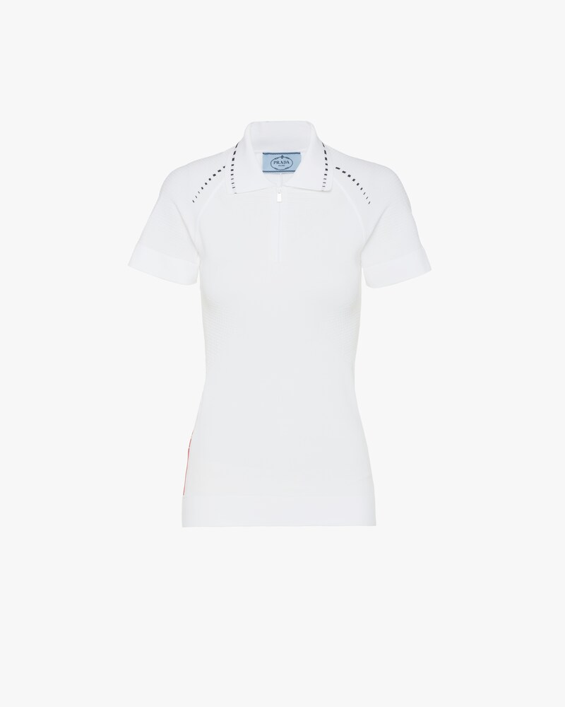 black polyester polo