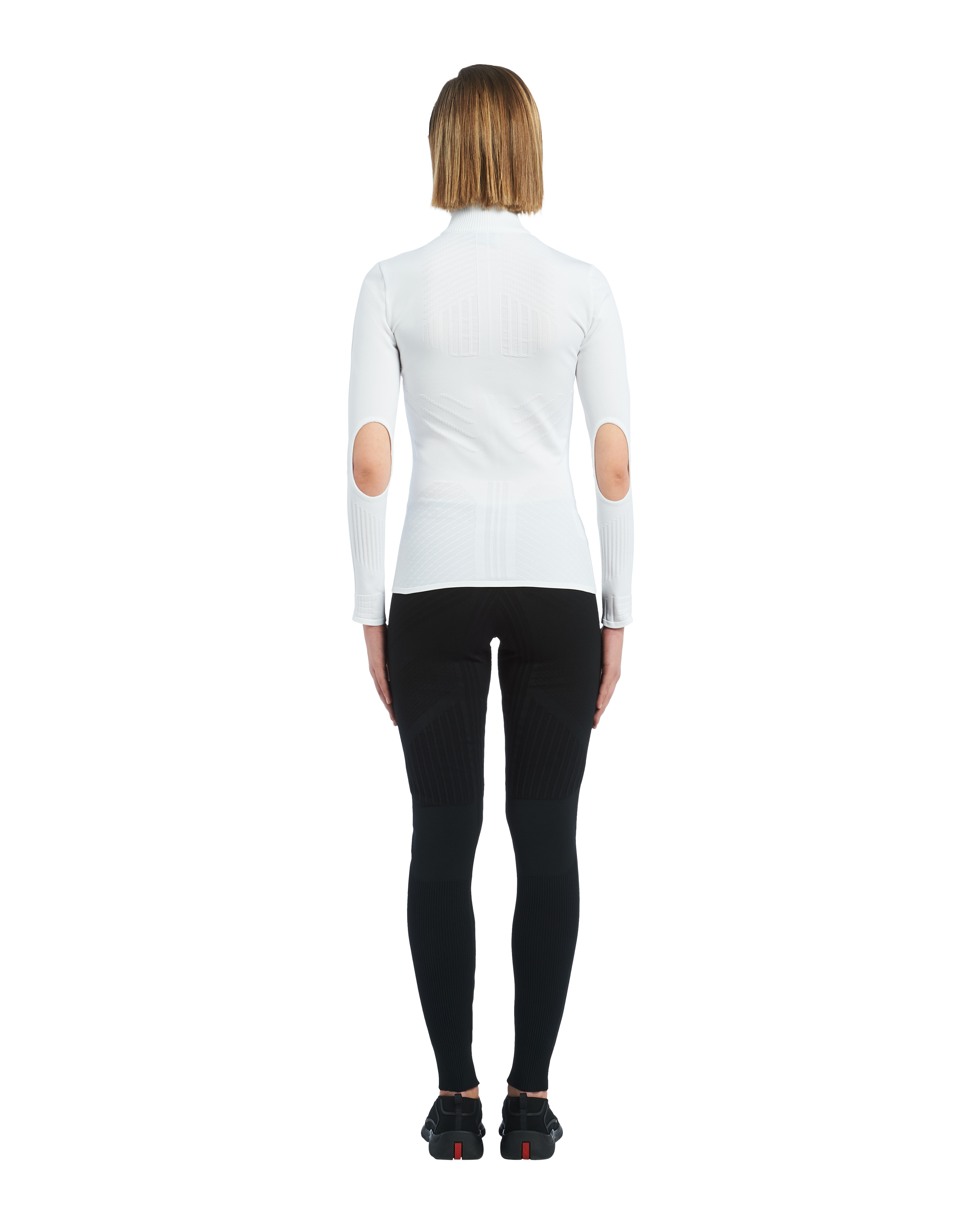 prada cut out sweater