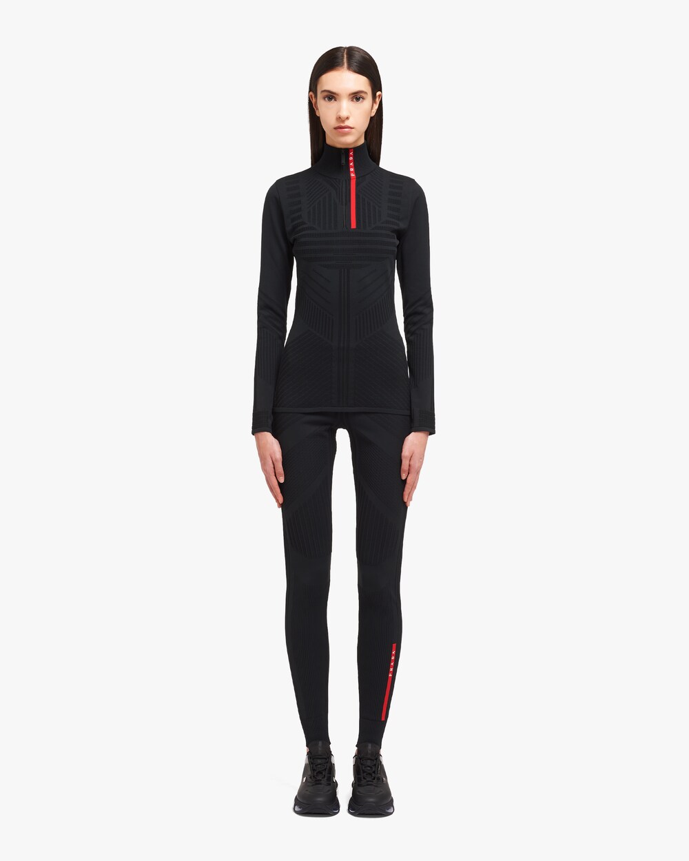 prada half zip