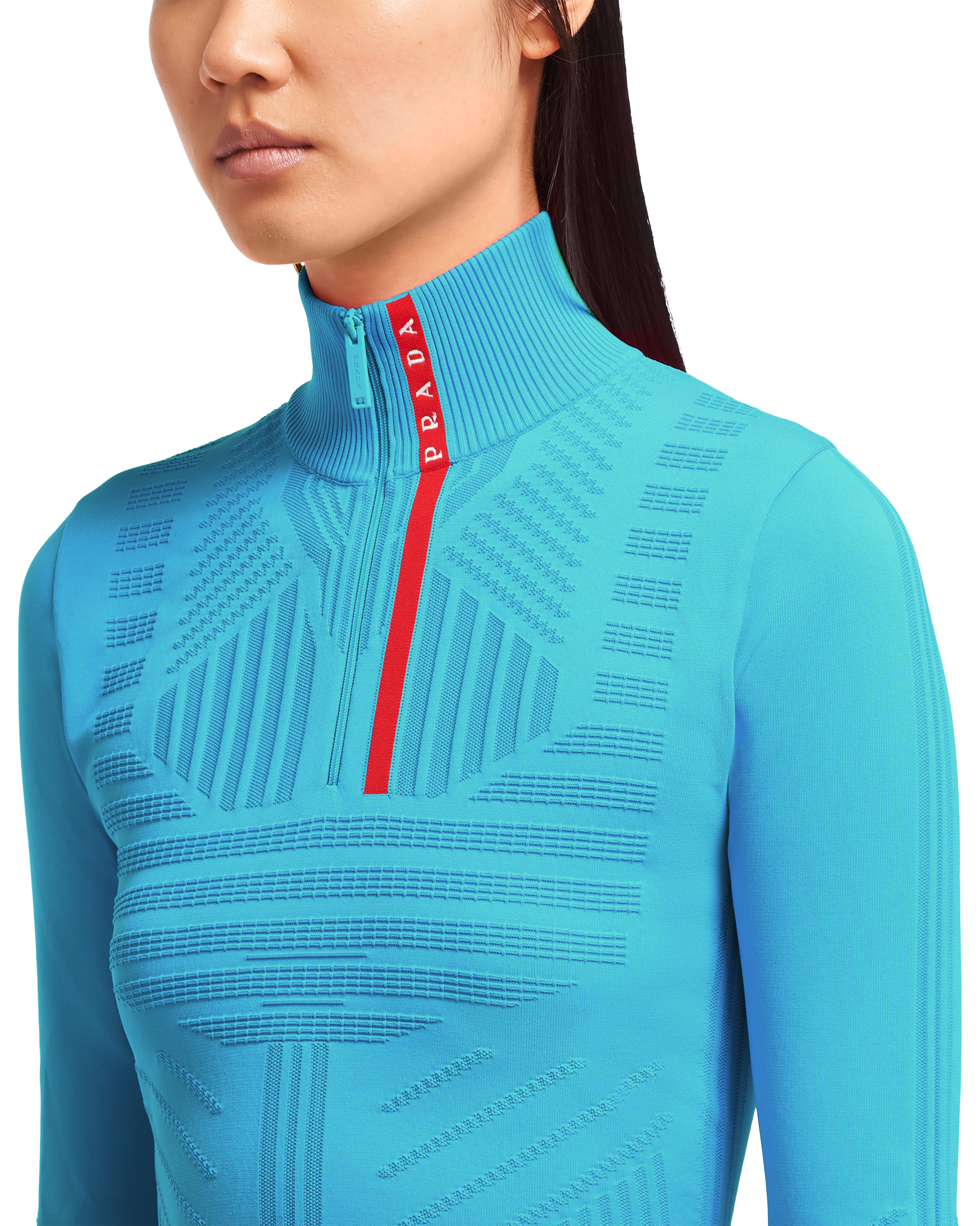 prada nylon turtleneck