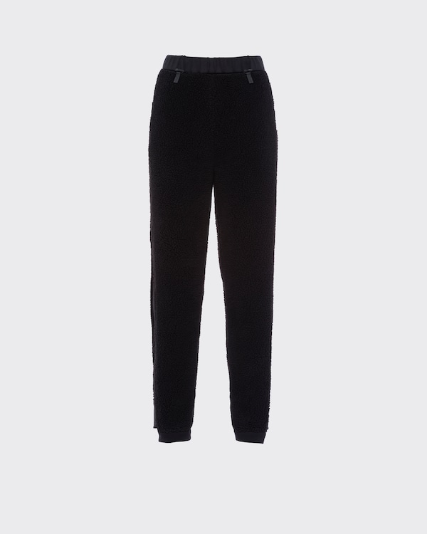 【送料&関税込】Prada Black Wool Joggers Black Technical fabric joggers with heat-sealed taped seams
