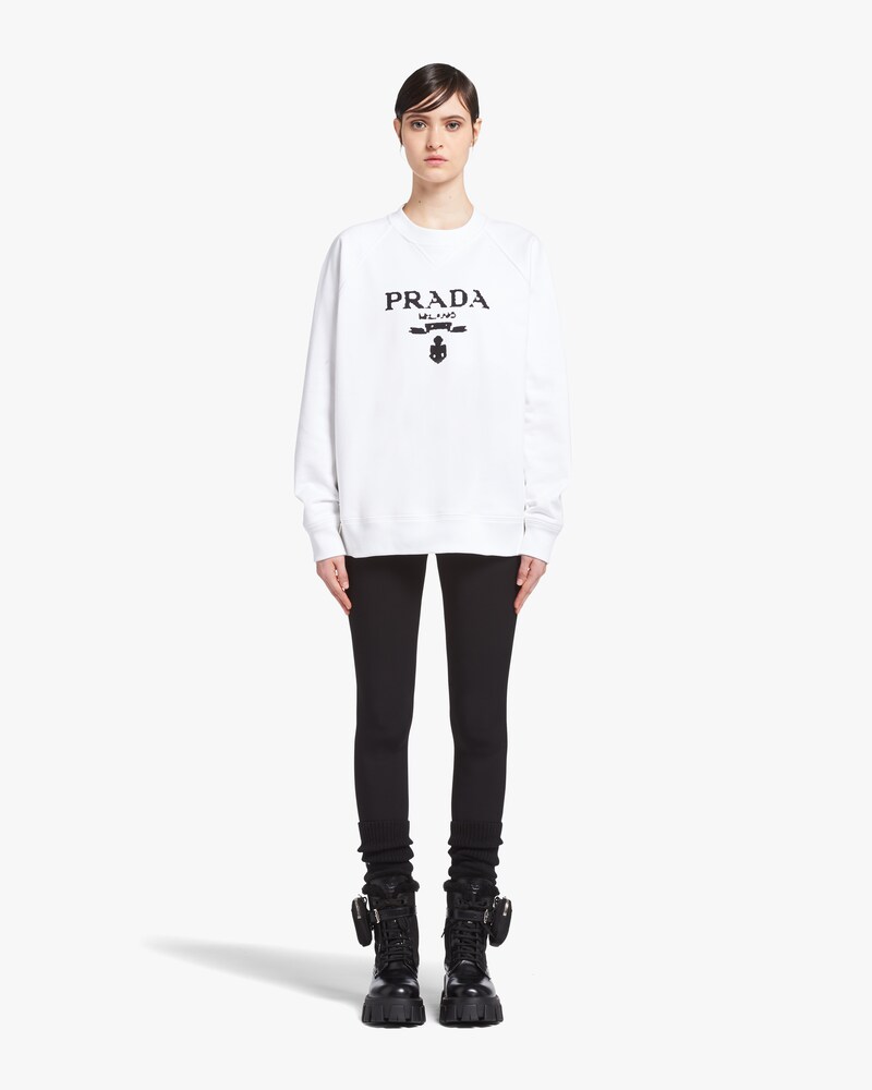 Oversized jersey sweatshirt