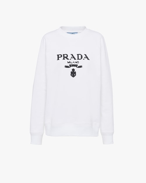 prada logo sweatshirt