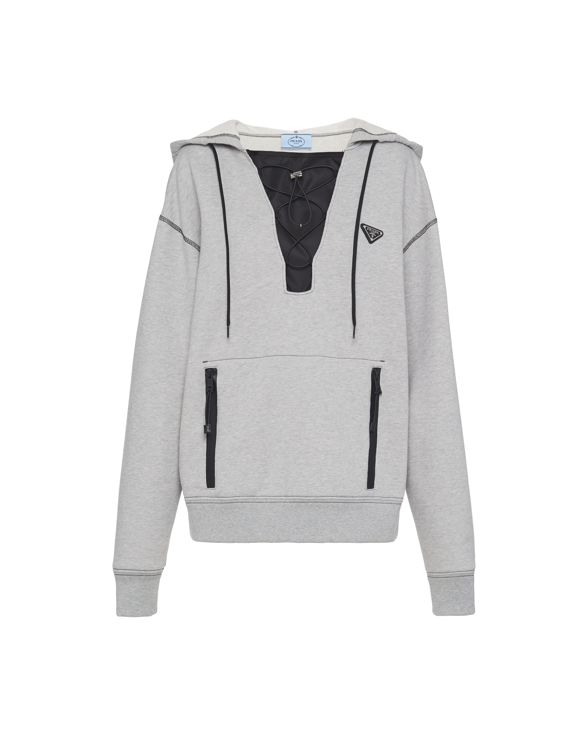 prada hoodie women's