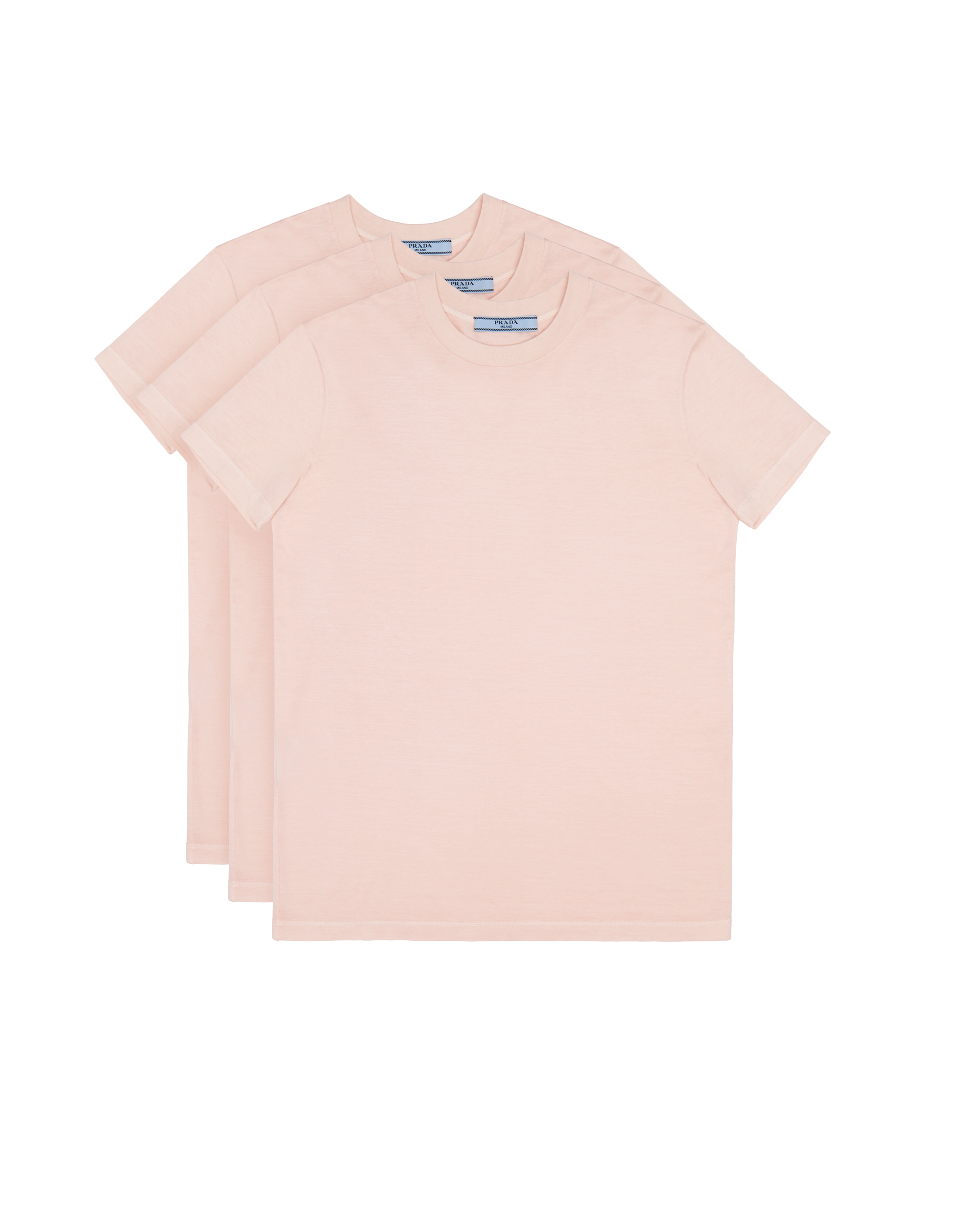 Prada Cotton Jersey T shirt In Pink ModeSens
