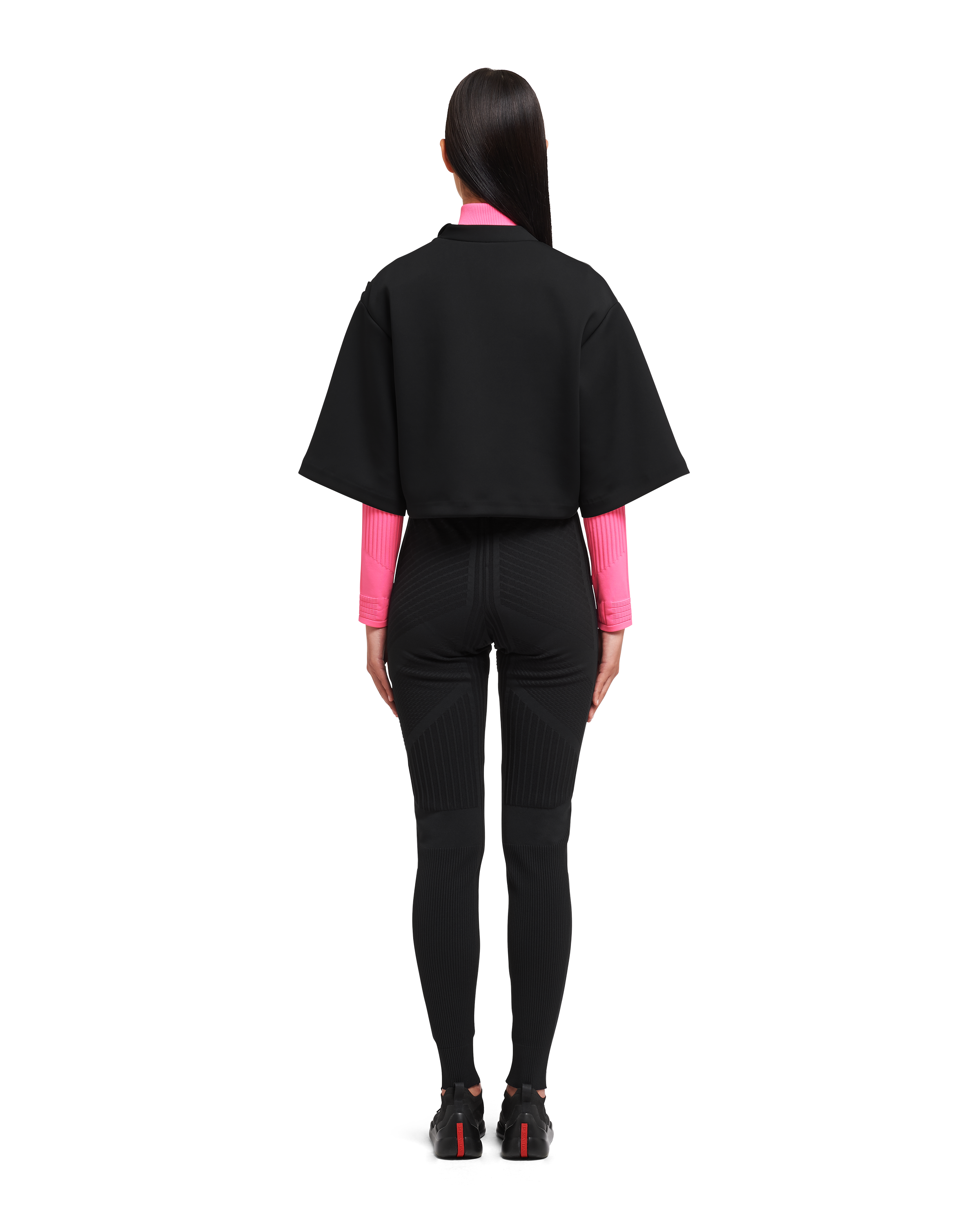 double technical jersey sweatshirt