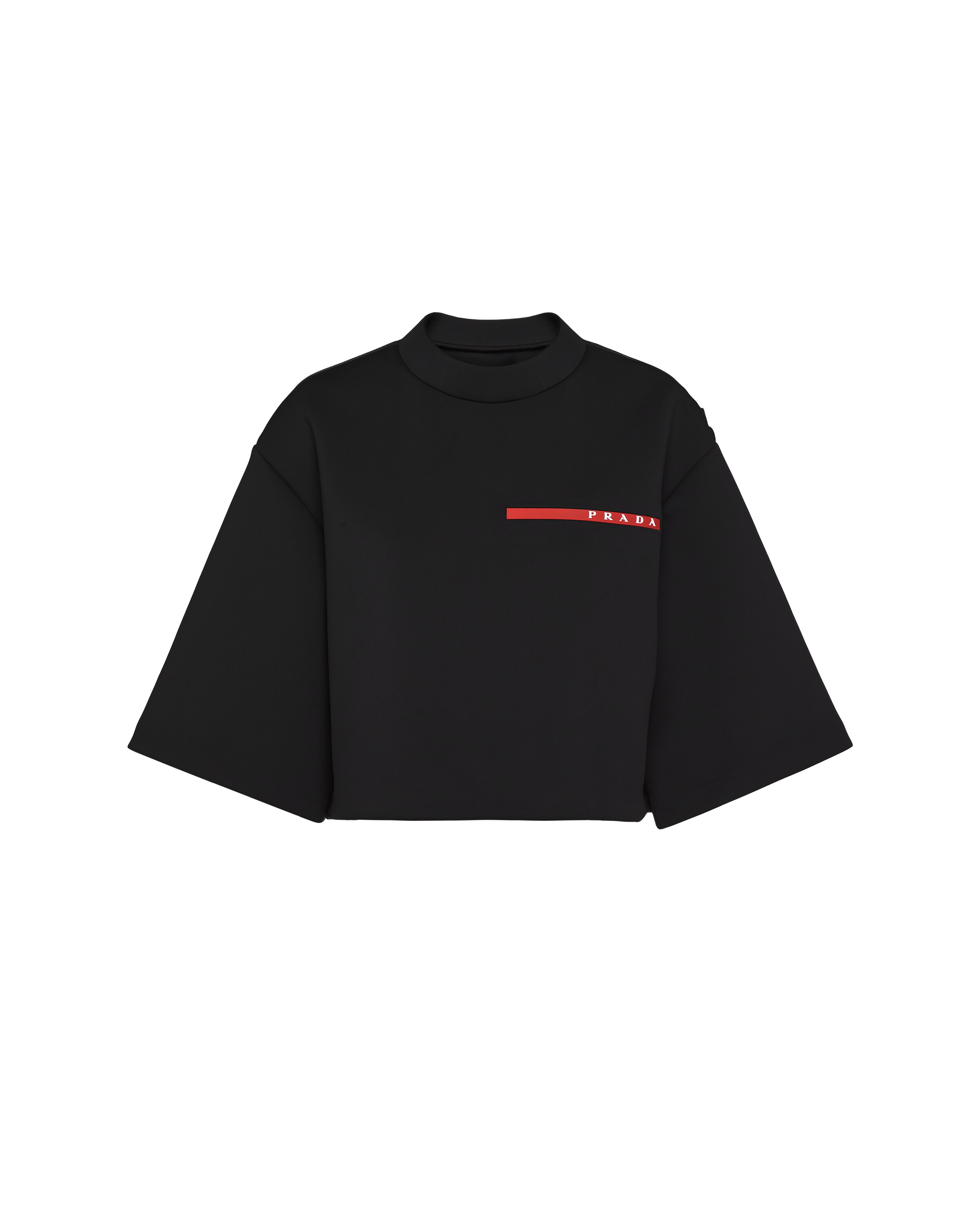 double technical jersey sweatshirt