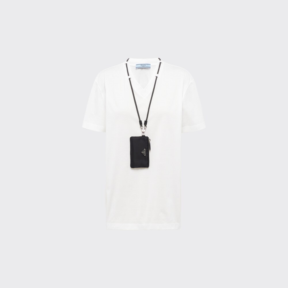 Prada 平纹针织T恤 1