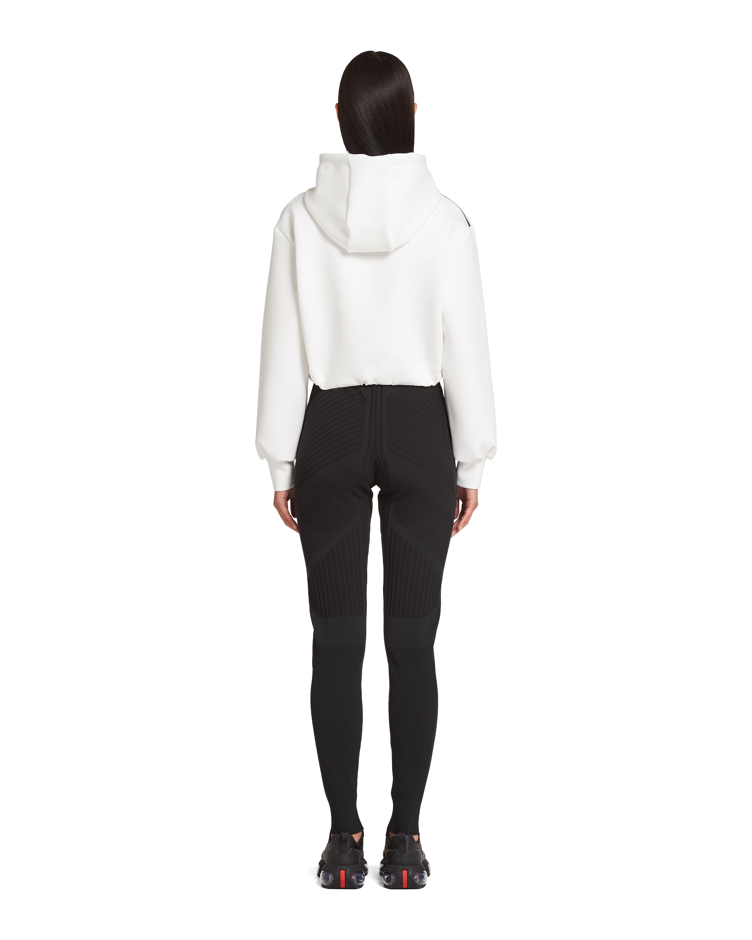 double technical jersey sweatshirt