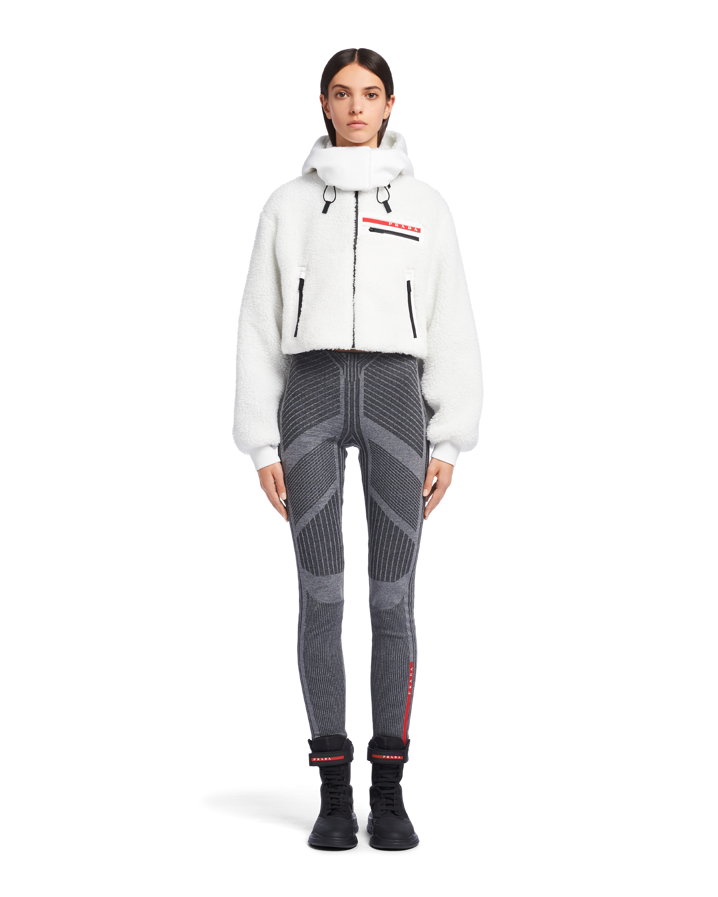 Prada ski jacket store womens
