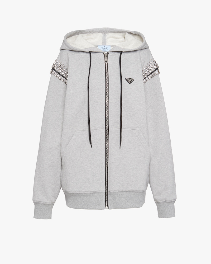 prada hoodie women's