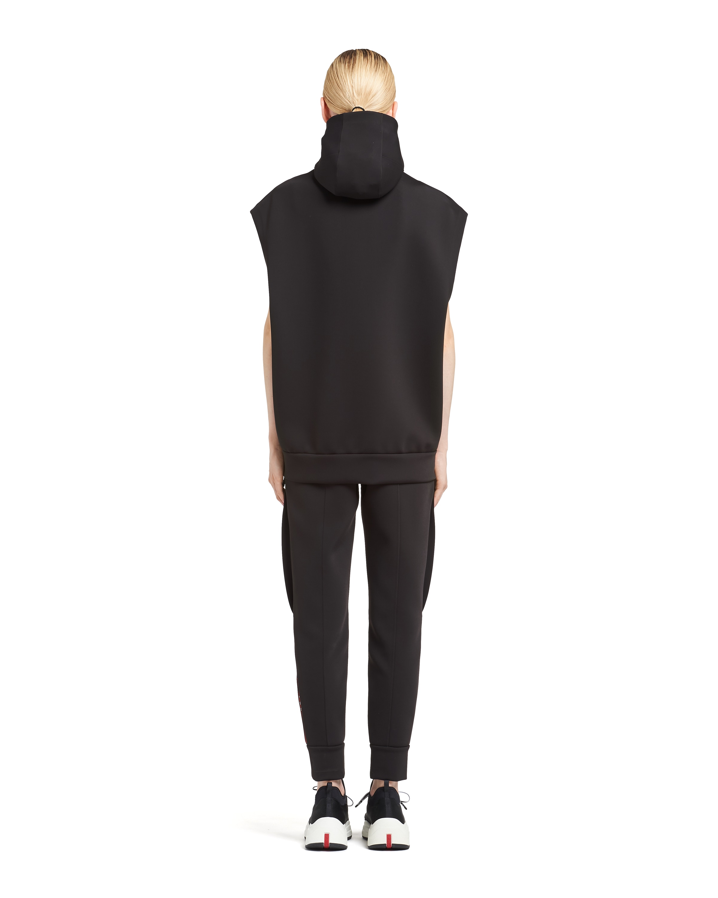 double technical jersey sweatshirt