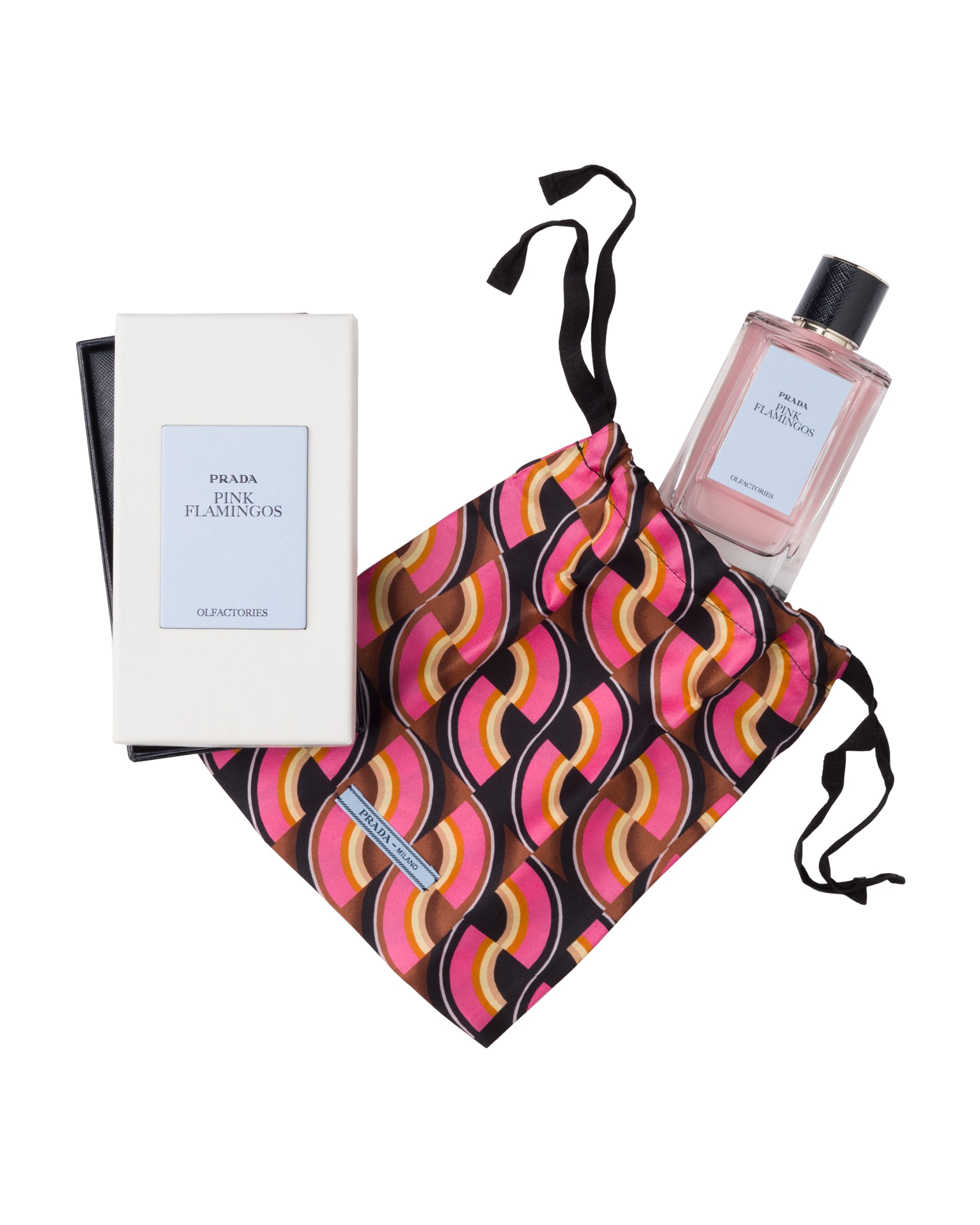 prada pink flamingos