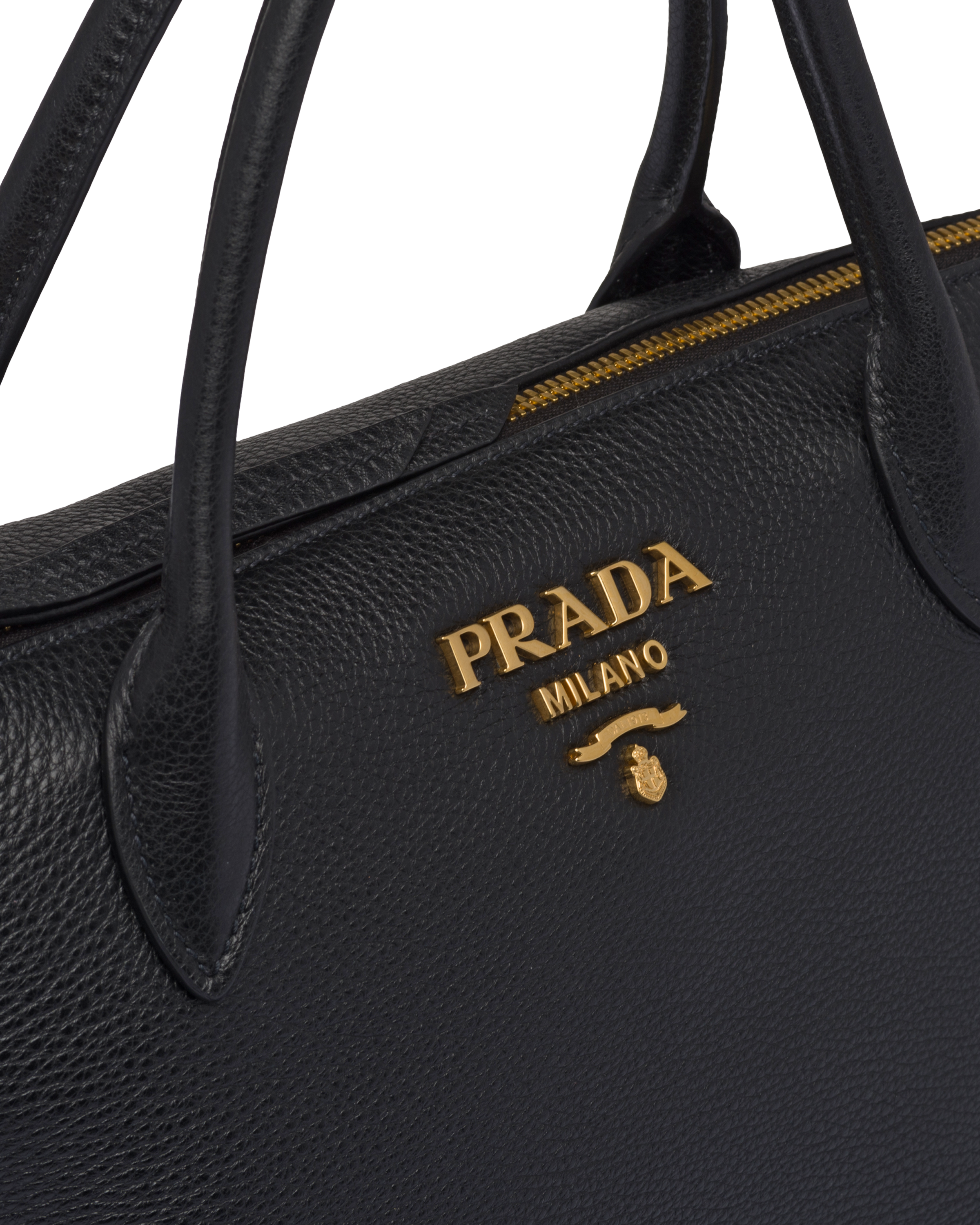 prada black leather