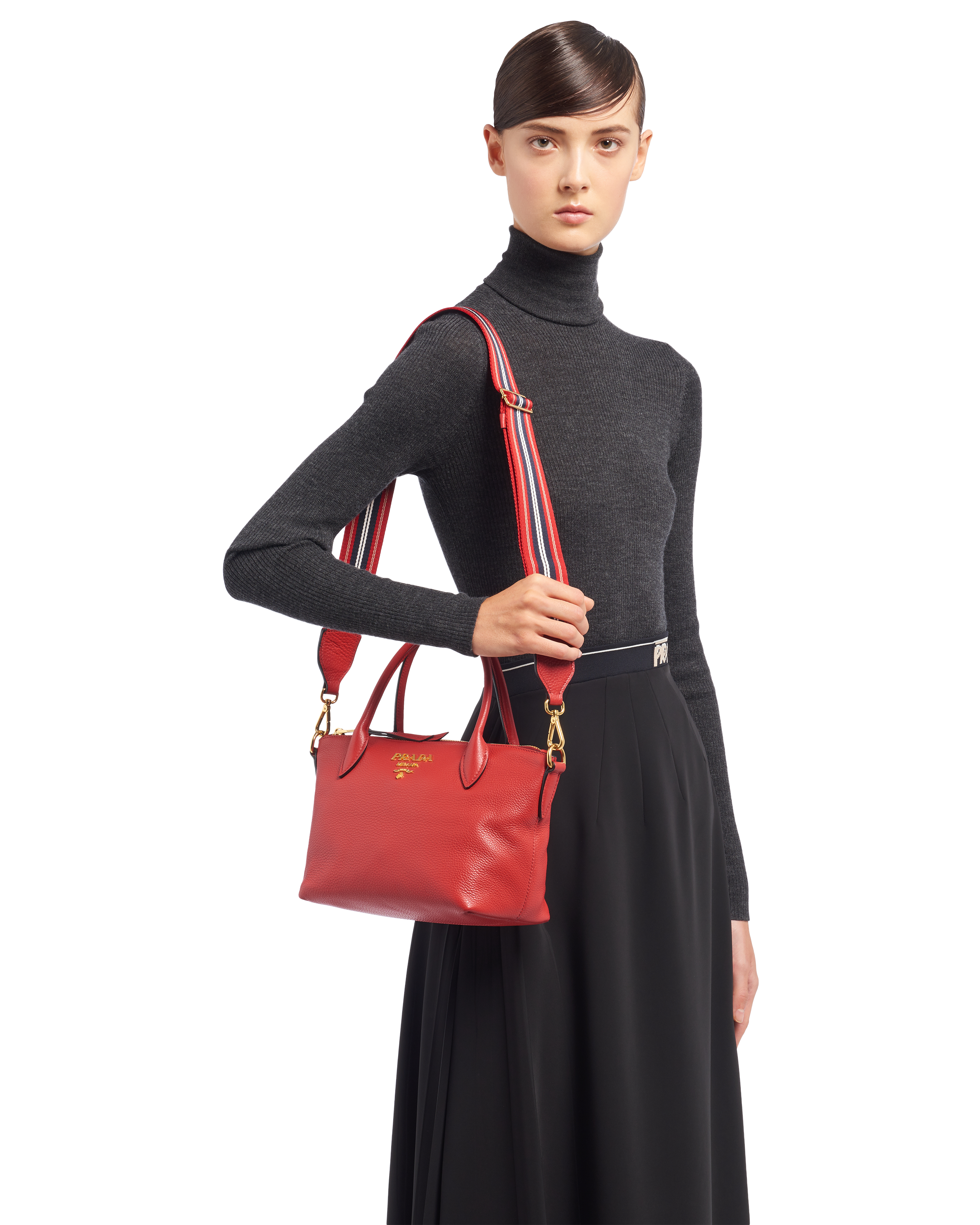 Prada Bolsa em couro Daino 2