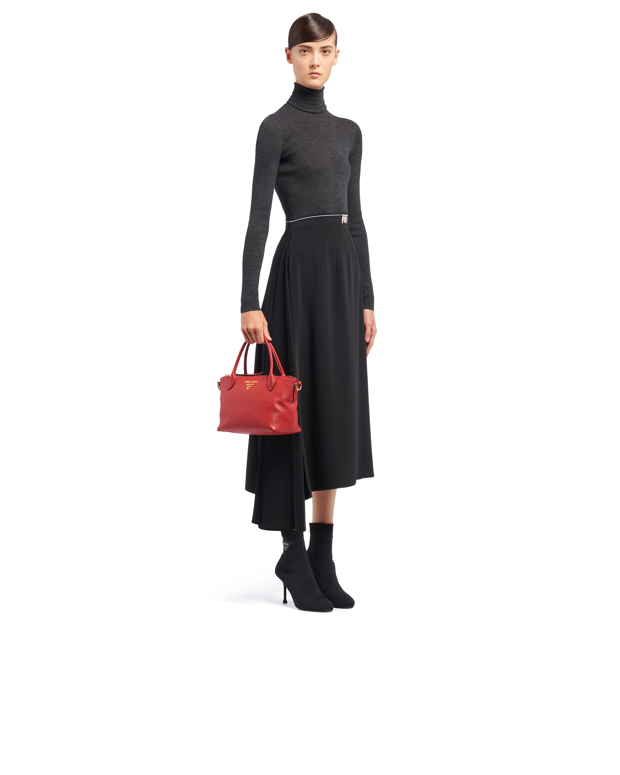 Prada Bolsa em couro Daino 7