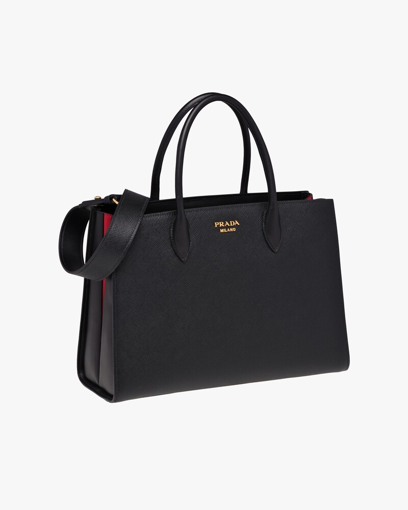 large saffiano leather tote