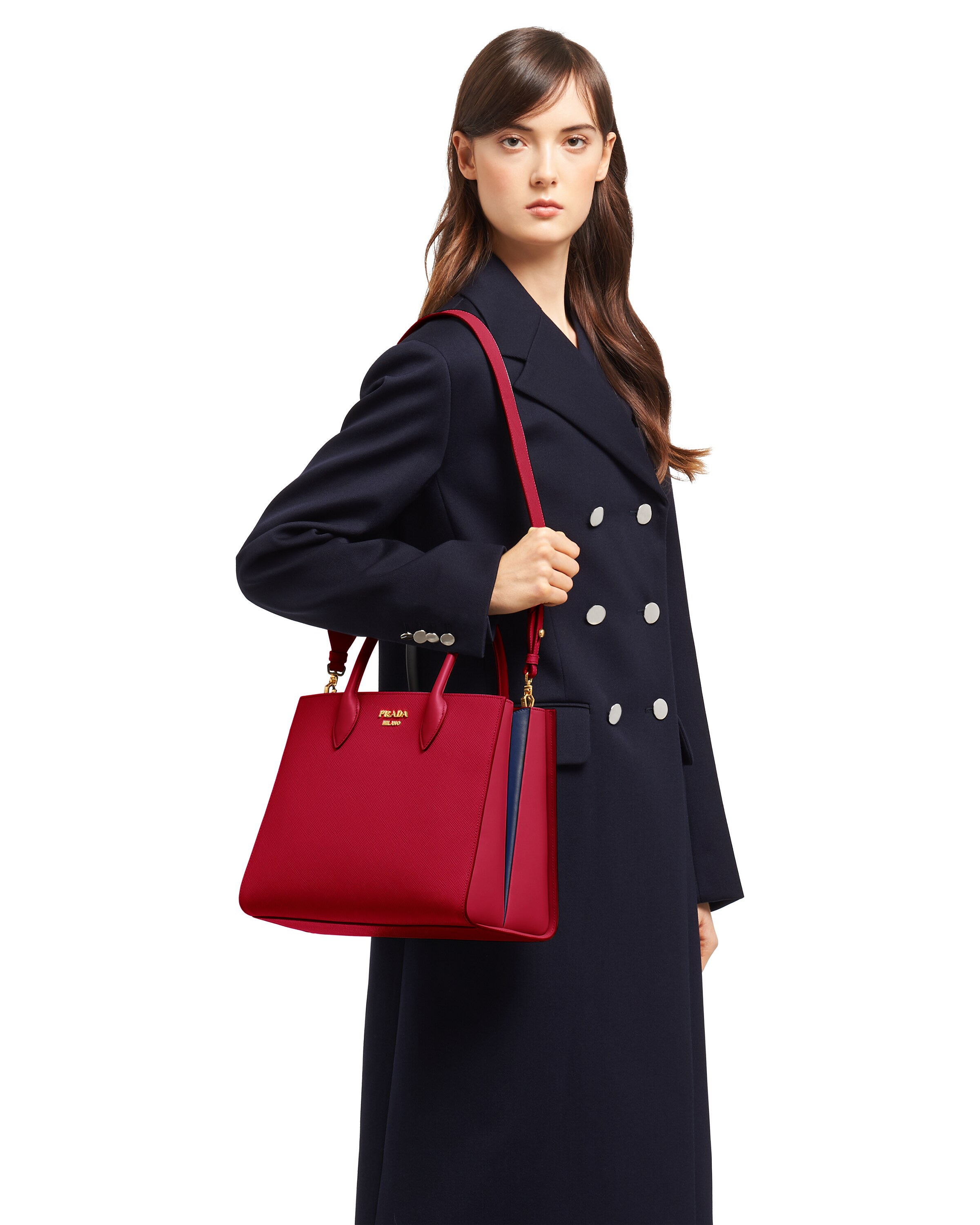 Large Saffiano Leather Handbag Prada