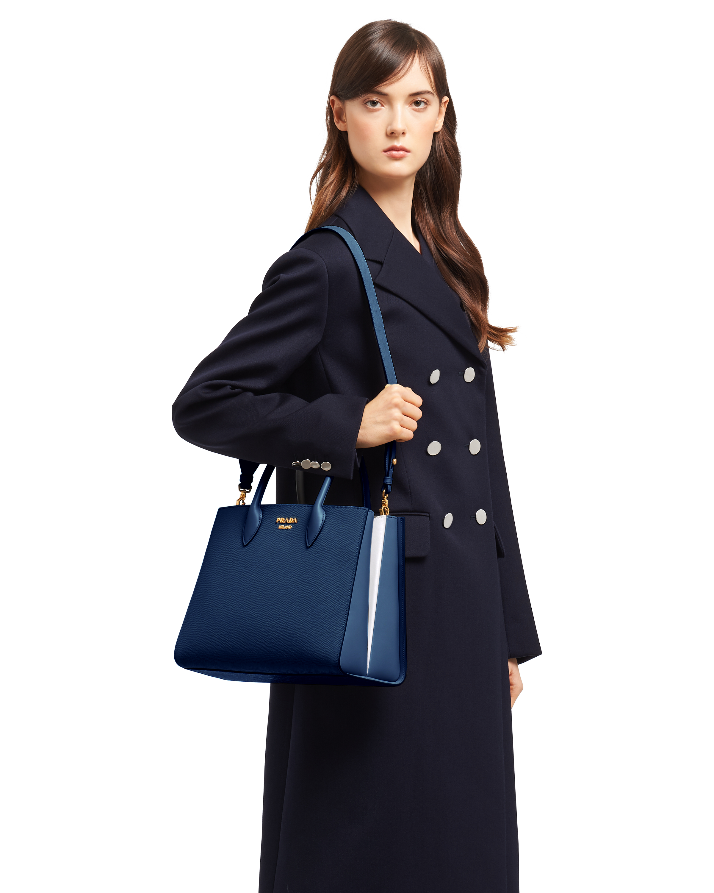 Large Saffiano Leather Handbag