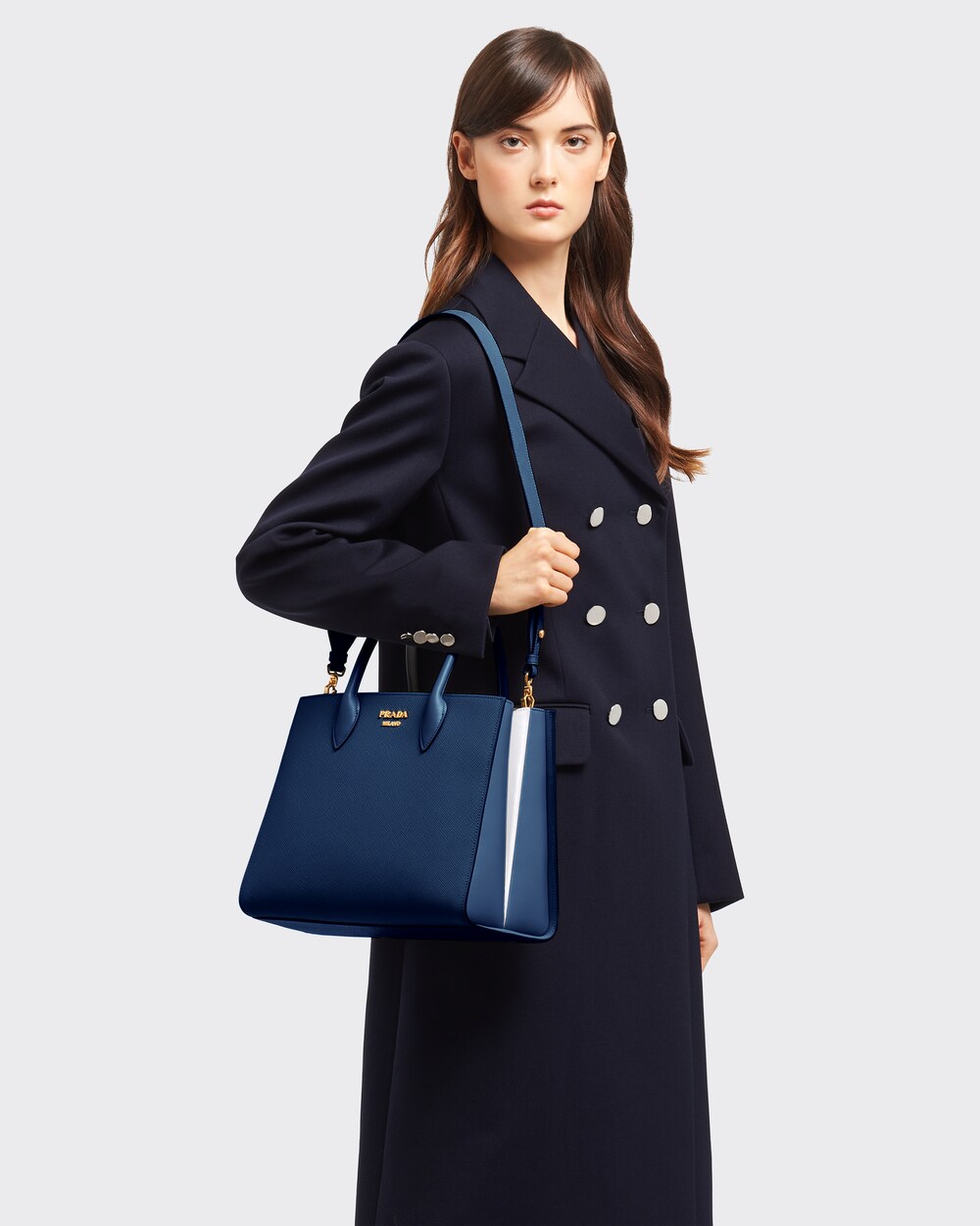 Prada Borsa A Mano Bag/Tote Cipria (Tan/Blush) Saffiano Leather Shoulder  Bag Listed By Sara - Tradesy
