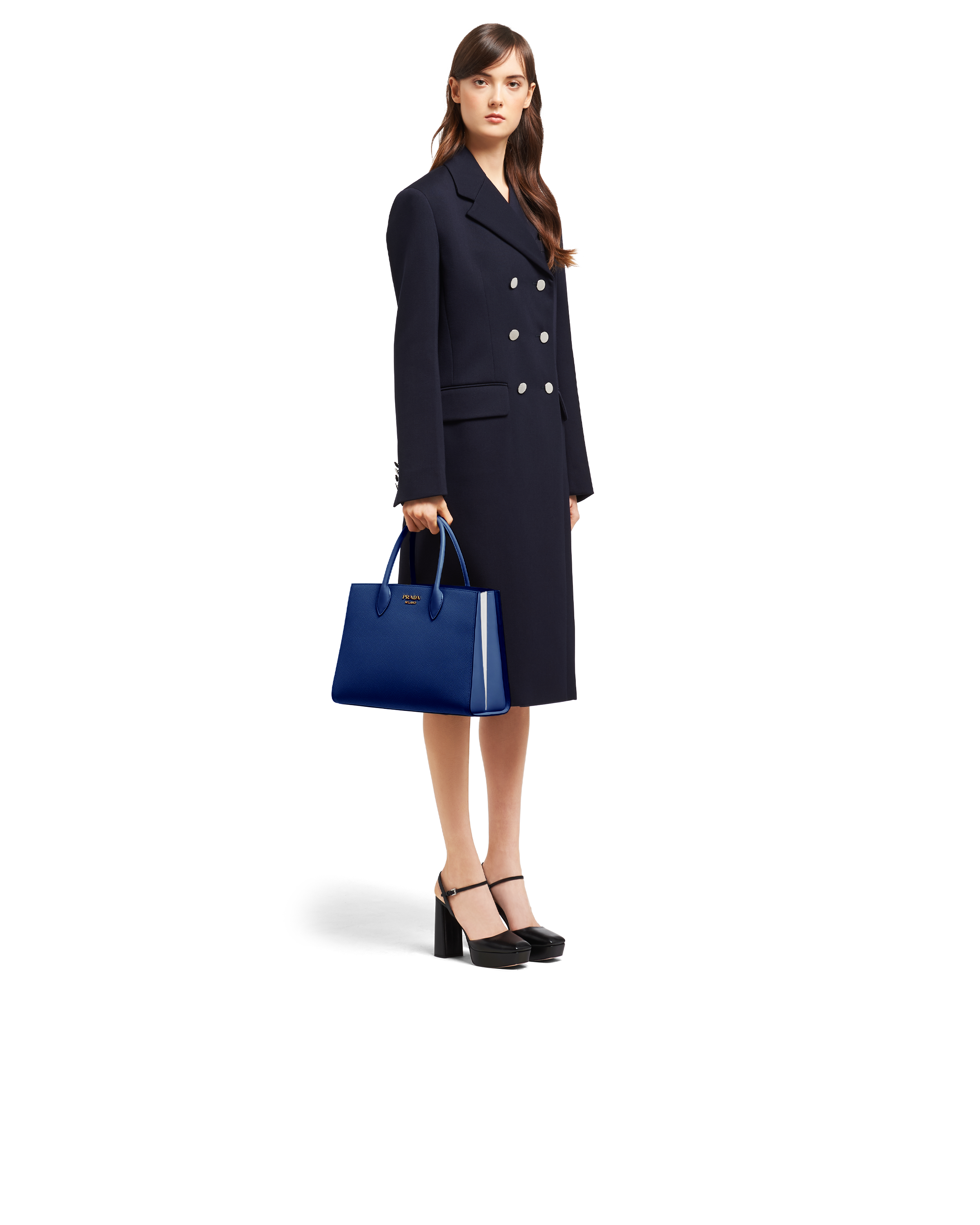 Large Saffiano Leather Handbag