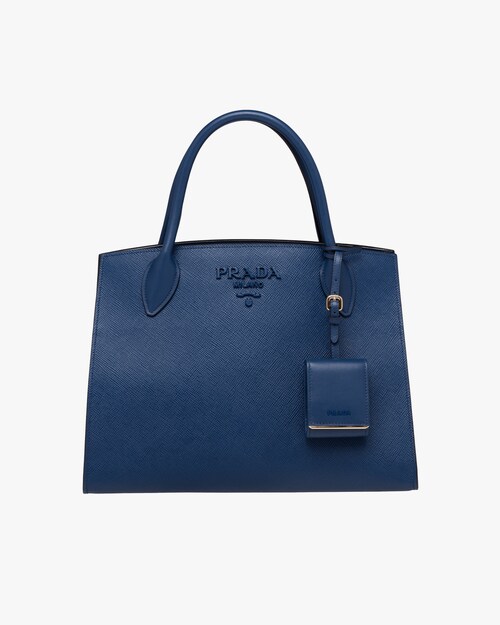 prada black leather bag