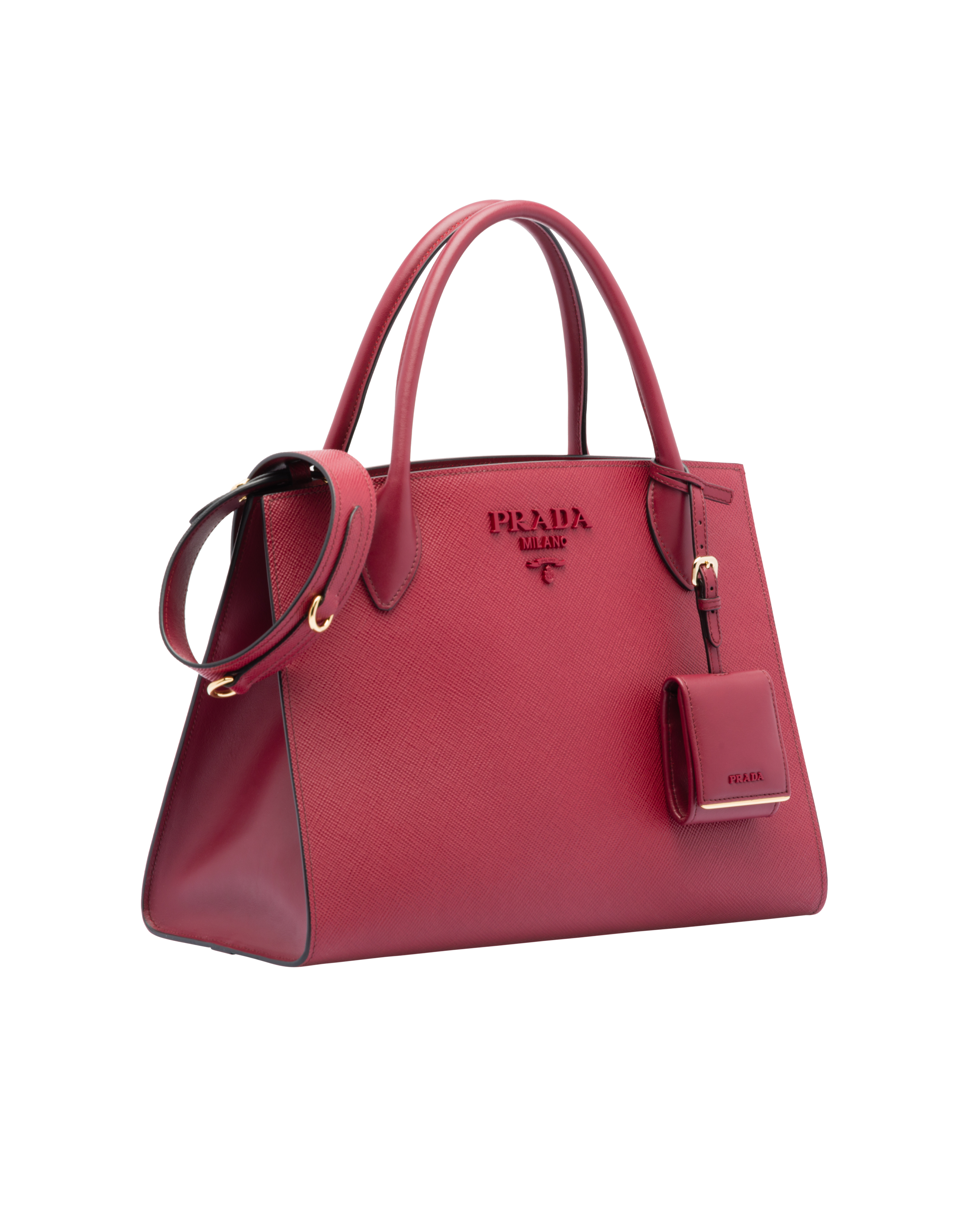 Prada cerise hotsell galleria bag