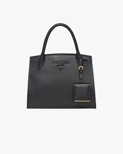 prada black tote