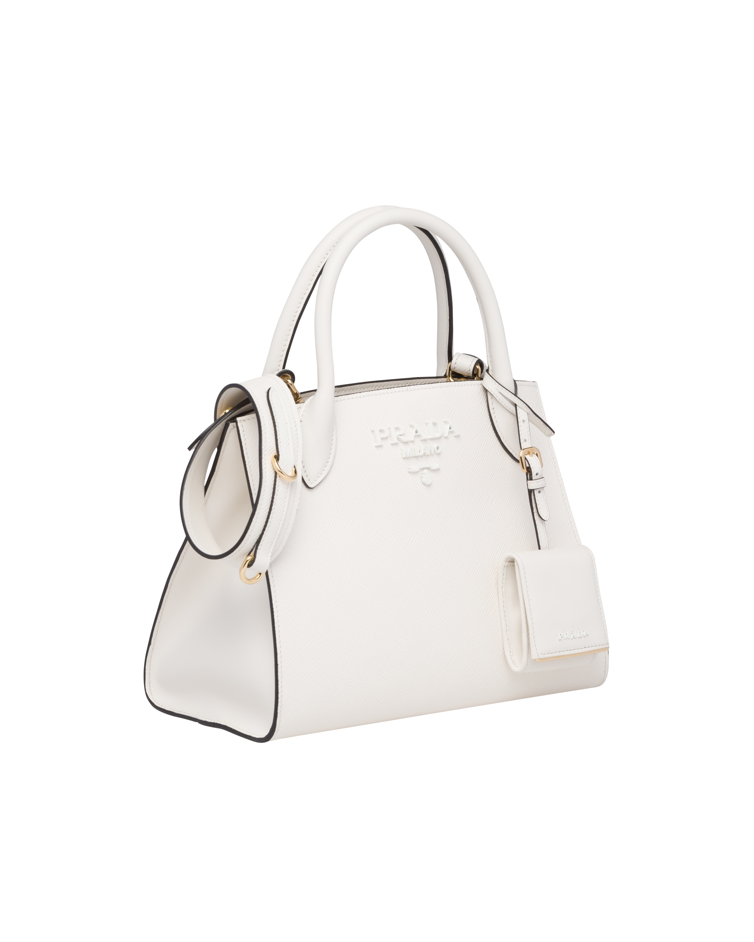 Saffiano leather clearance prada monochrome bag