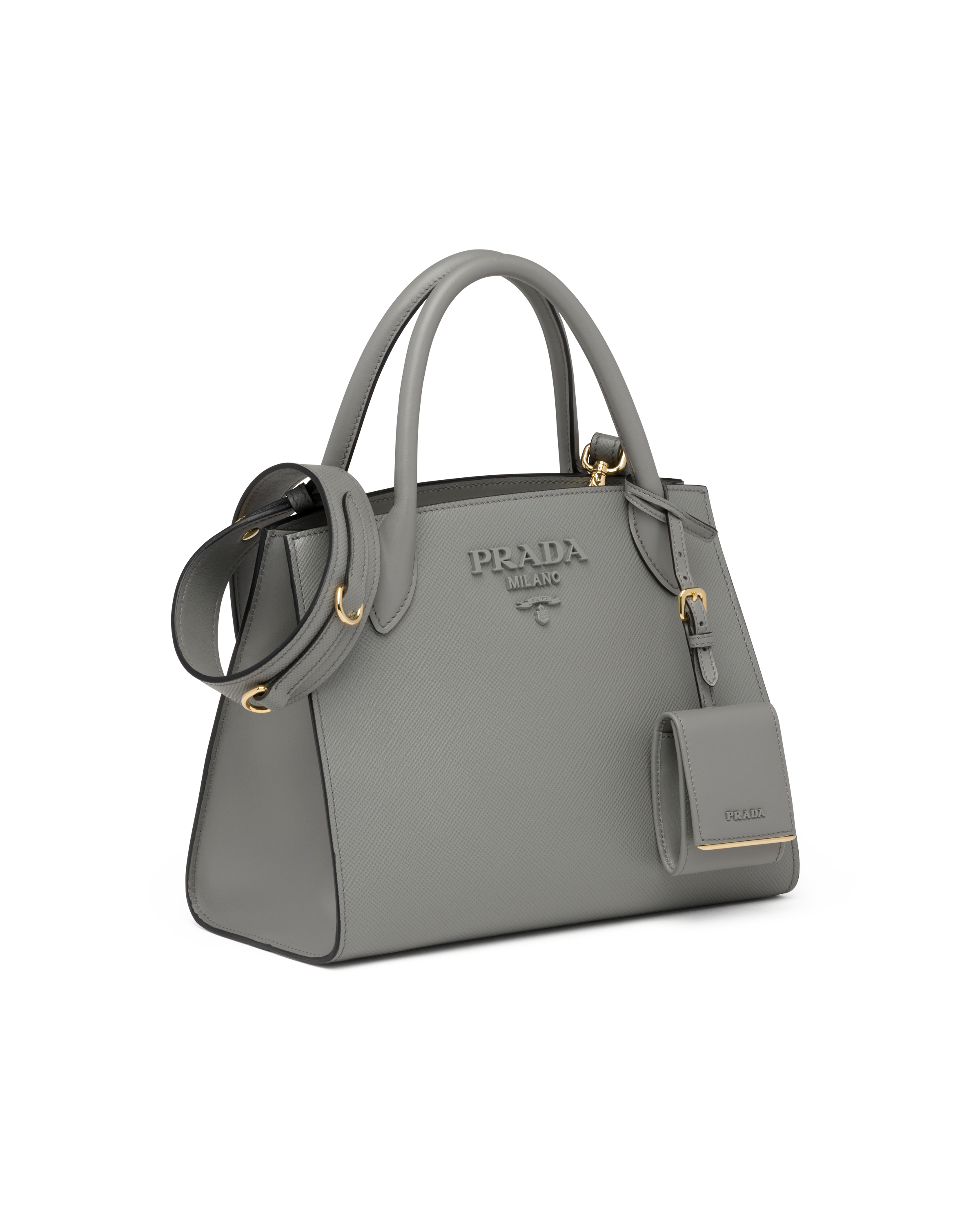 Prada monochrome leather 2025 tote