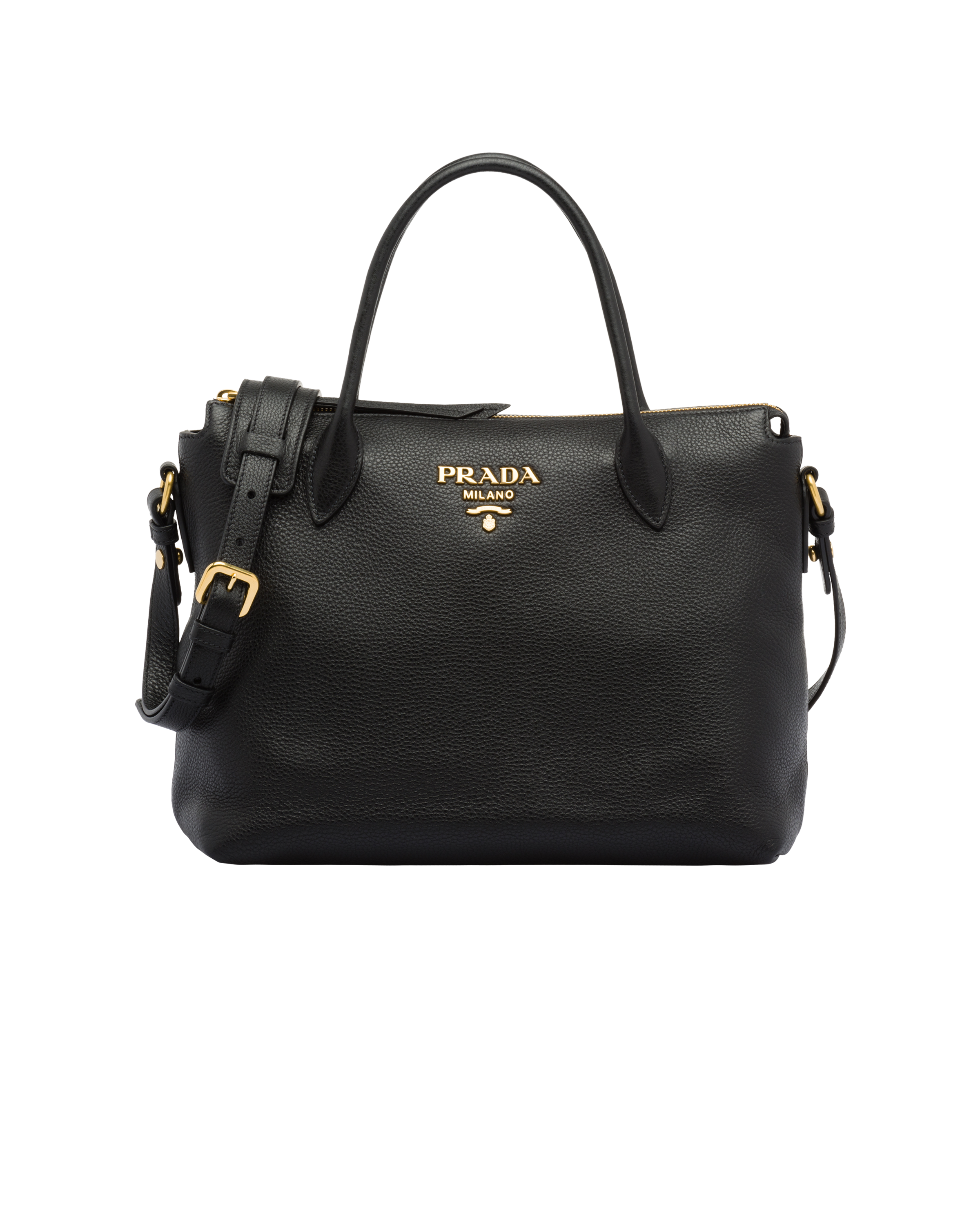 prada leather handbag