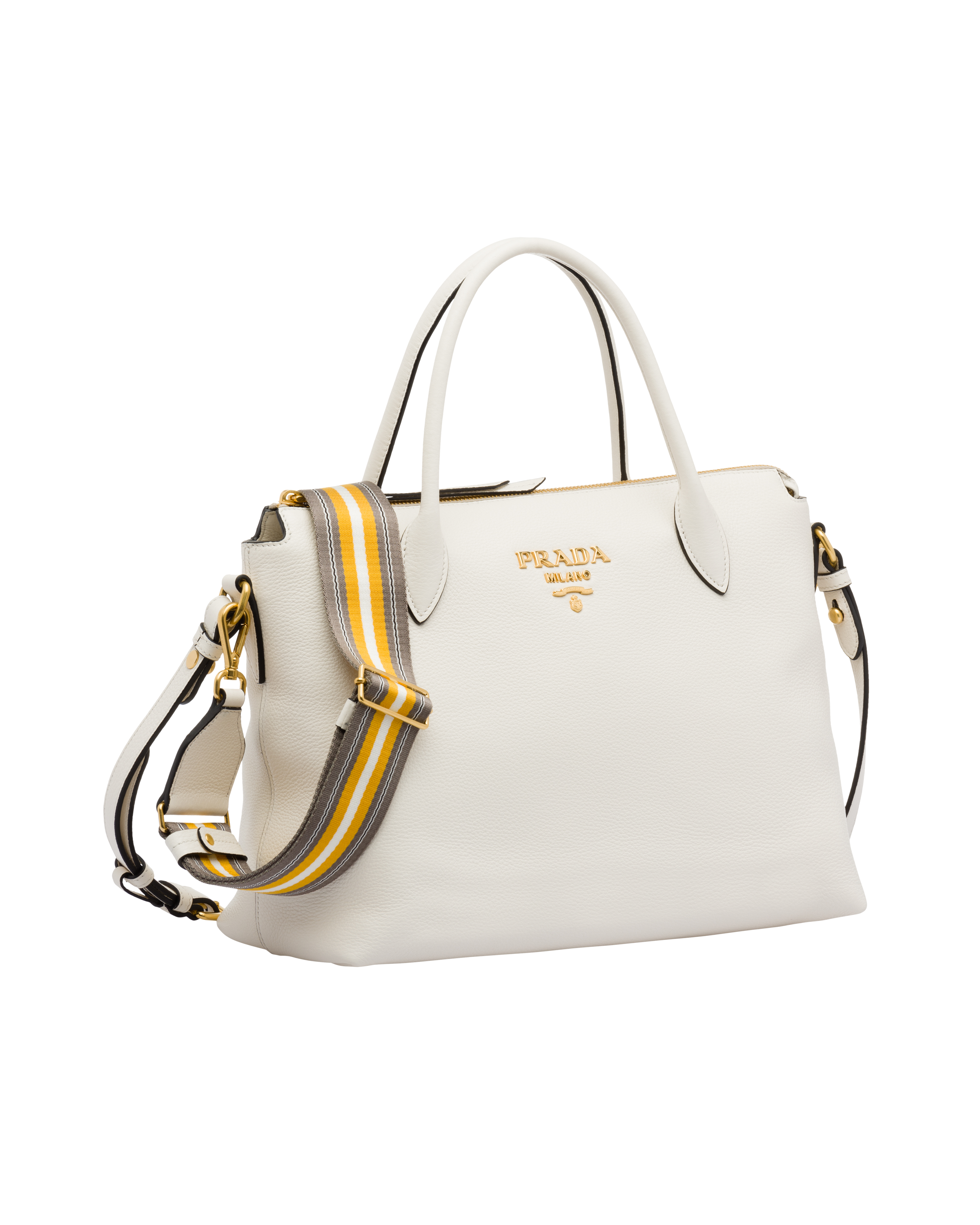 prada white handbag
