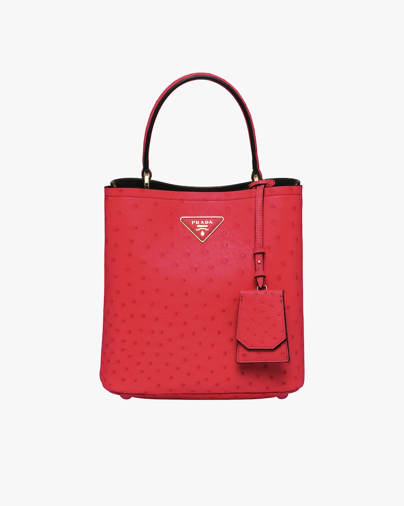 prada ostrich bag