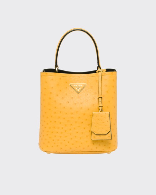 ostrich leather backpack