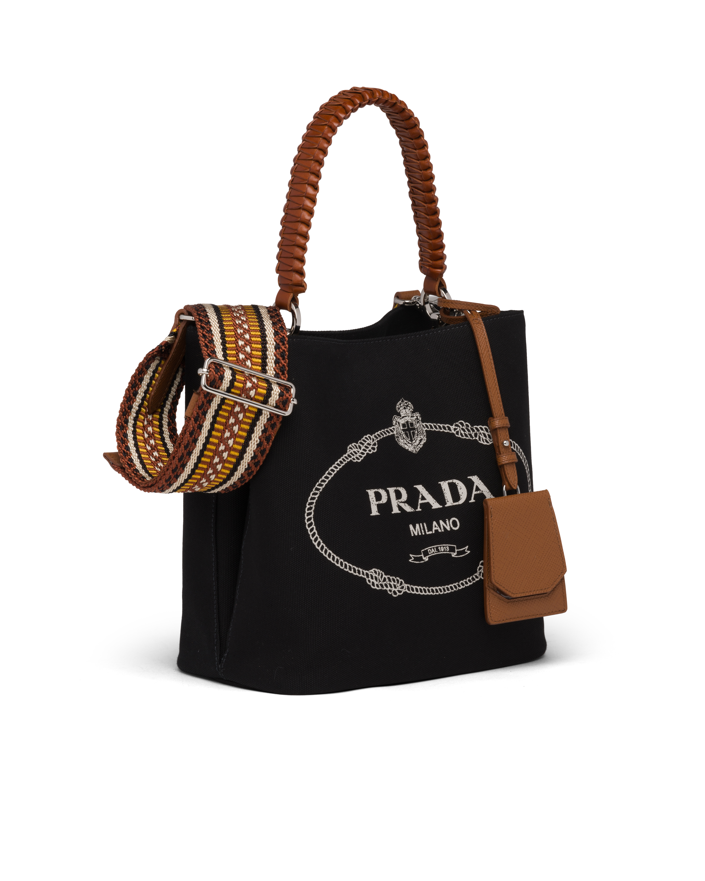 prada canvas handbag