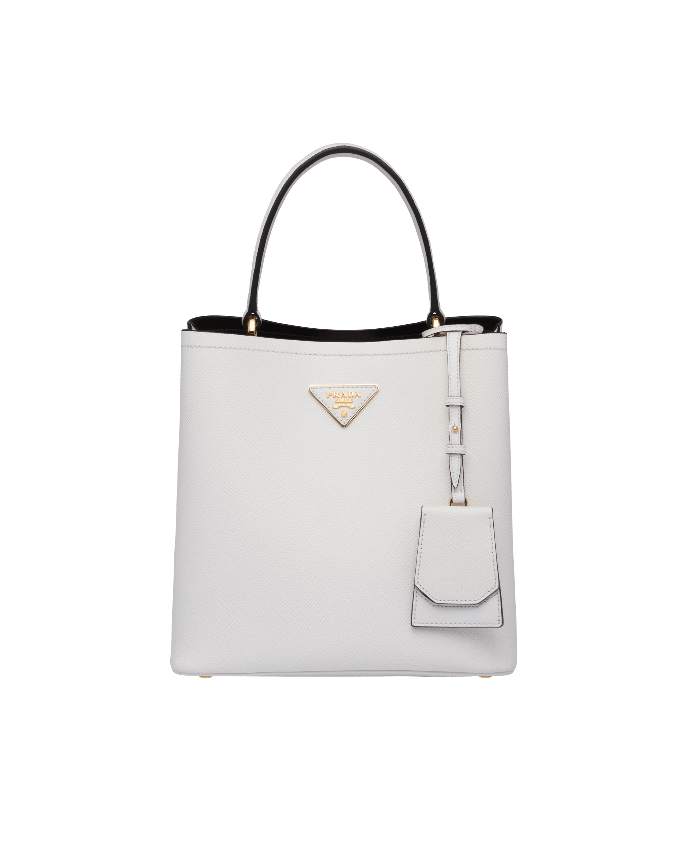 prada white handbag