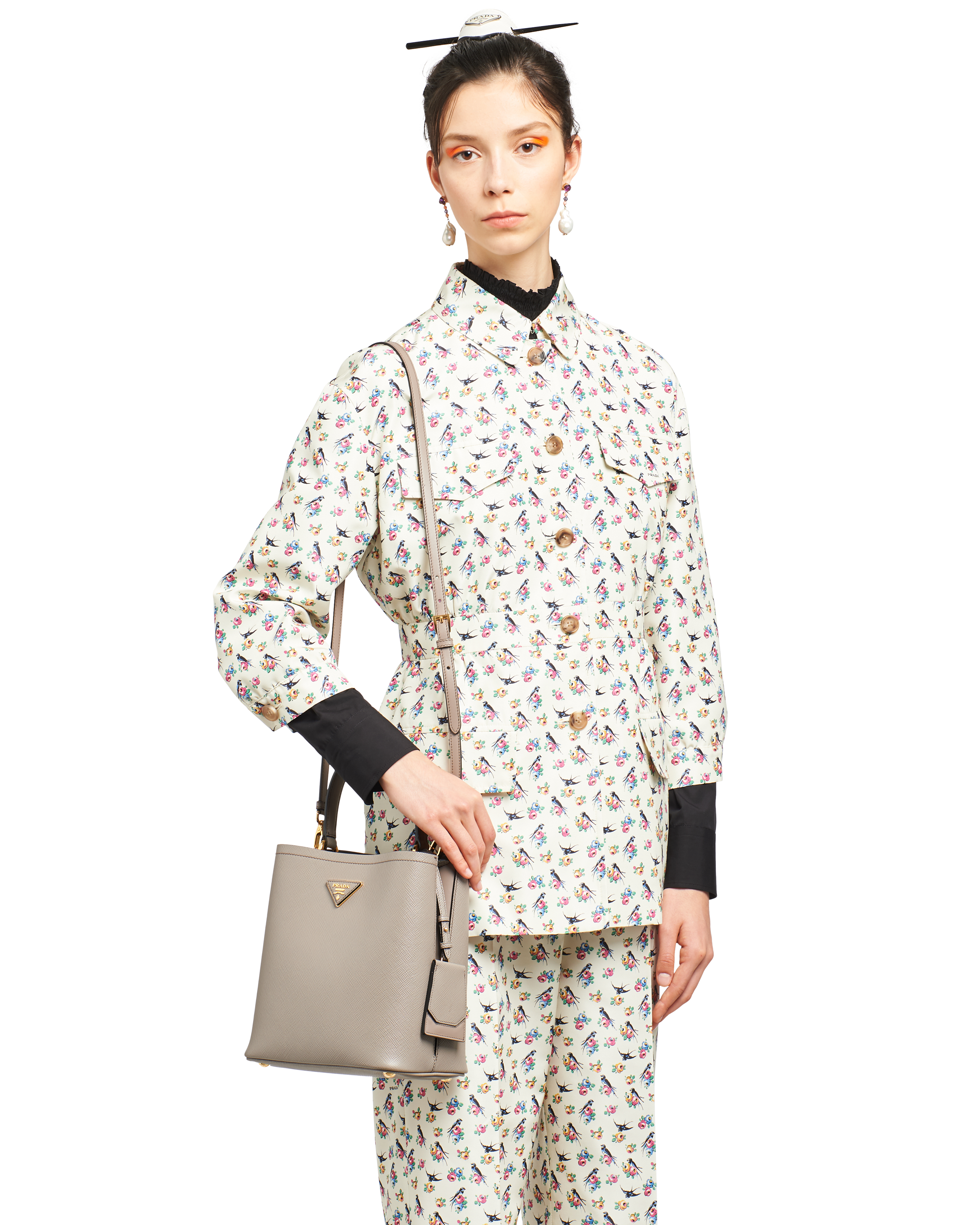 prada panier bucket bag