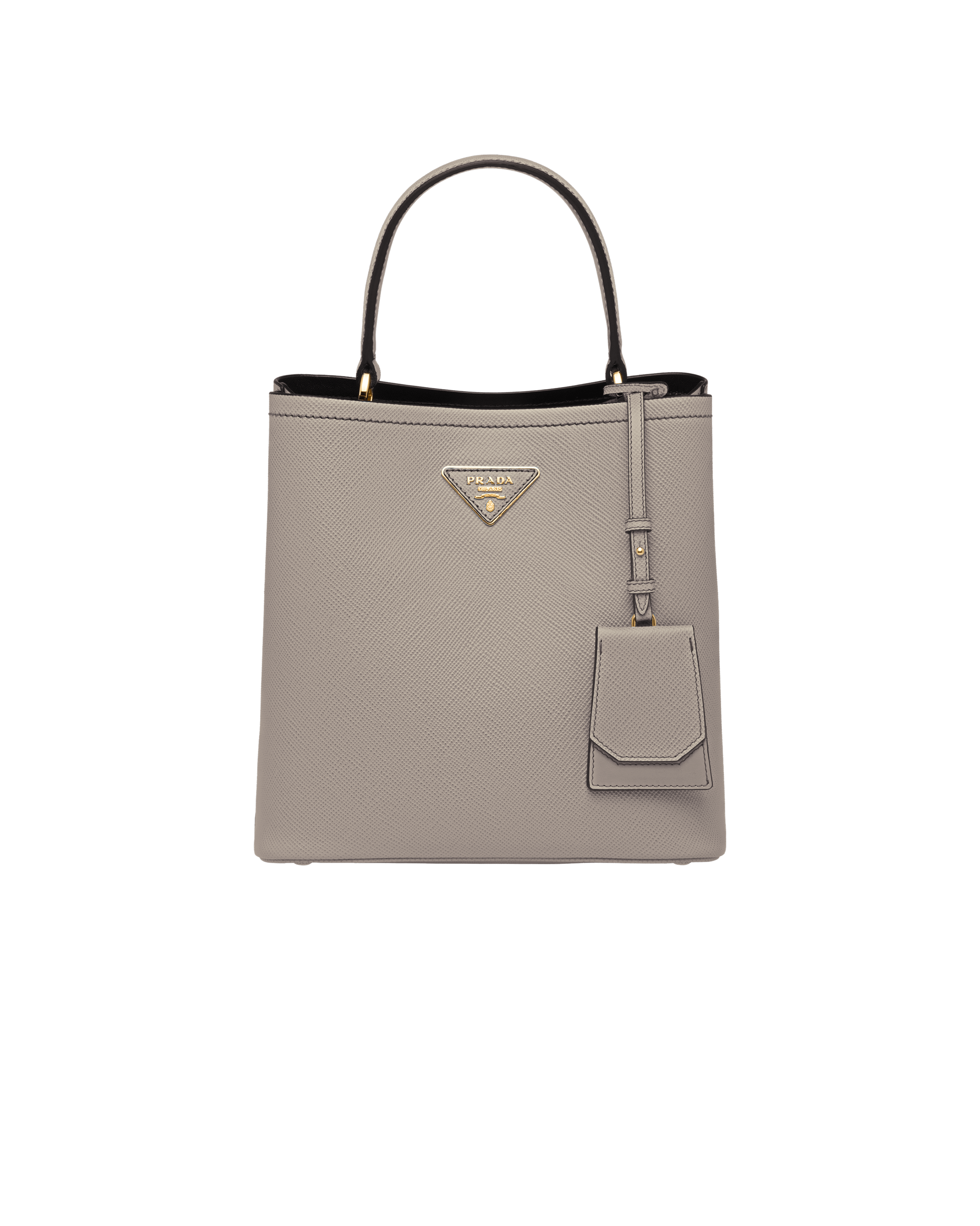 prada panier small saffiano leather bucket bag