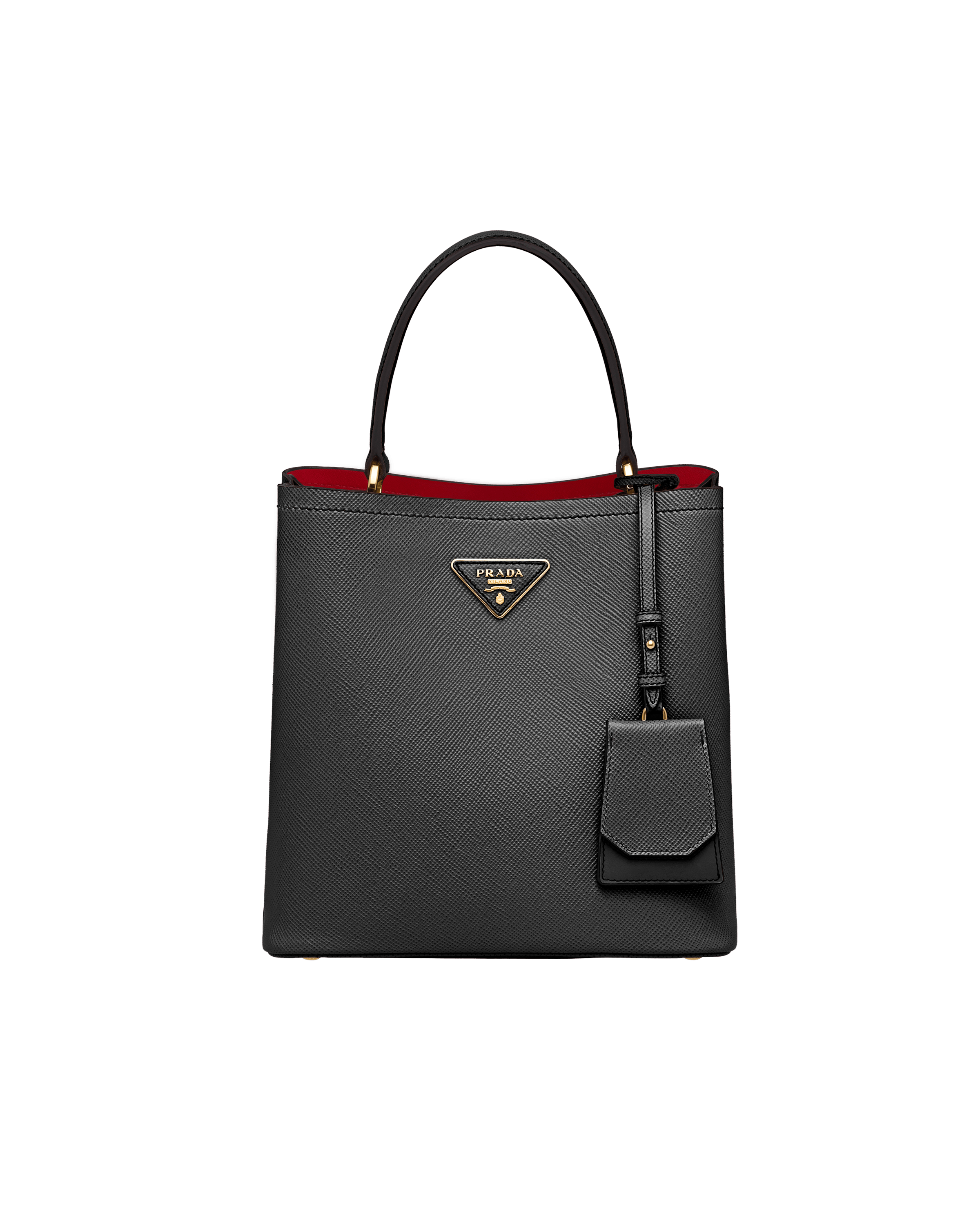 prada medium leather shoulder bag