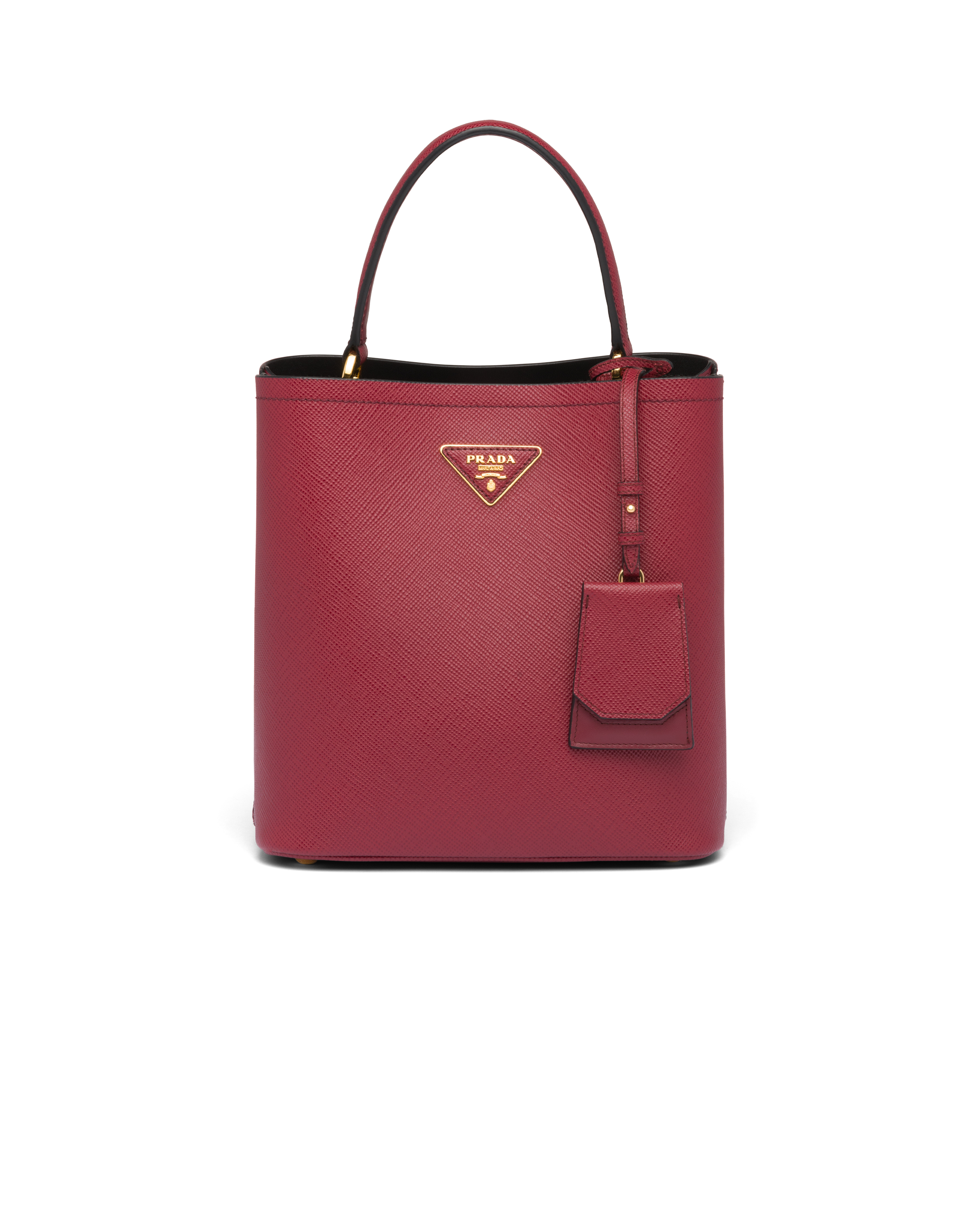 prada medium leather shoulder bag