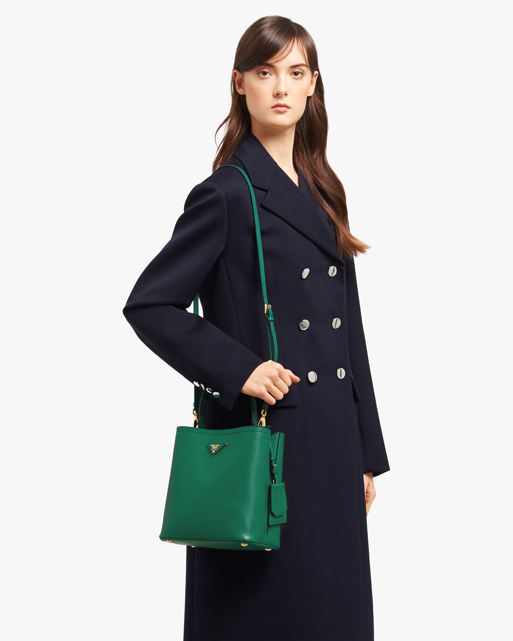 prada saffiano green