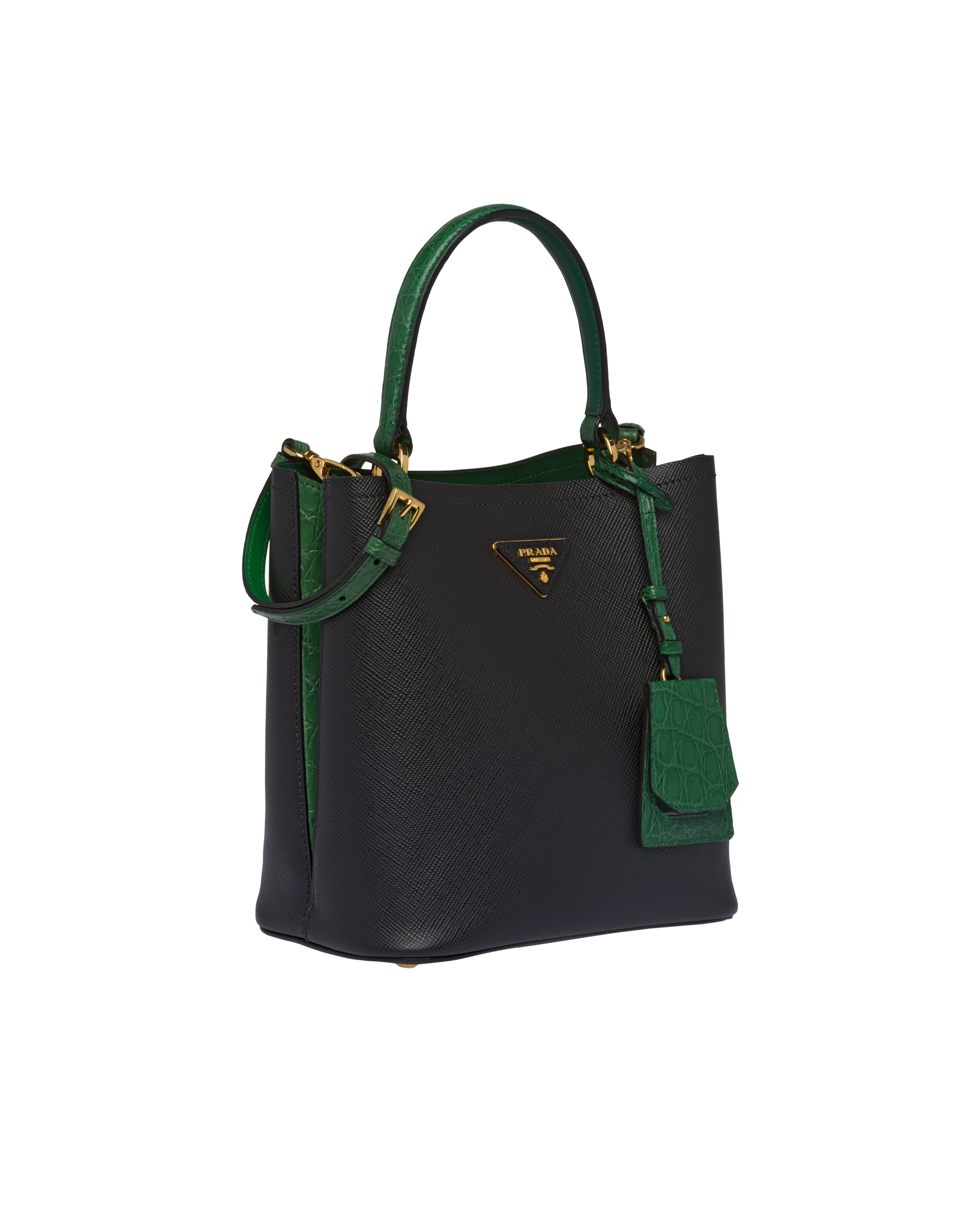 prada green crocodile bag