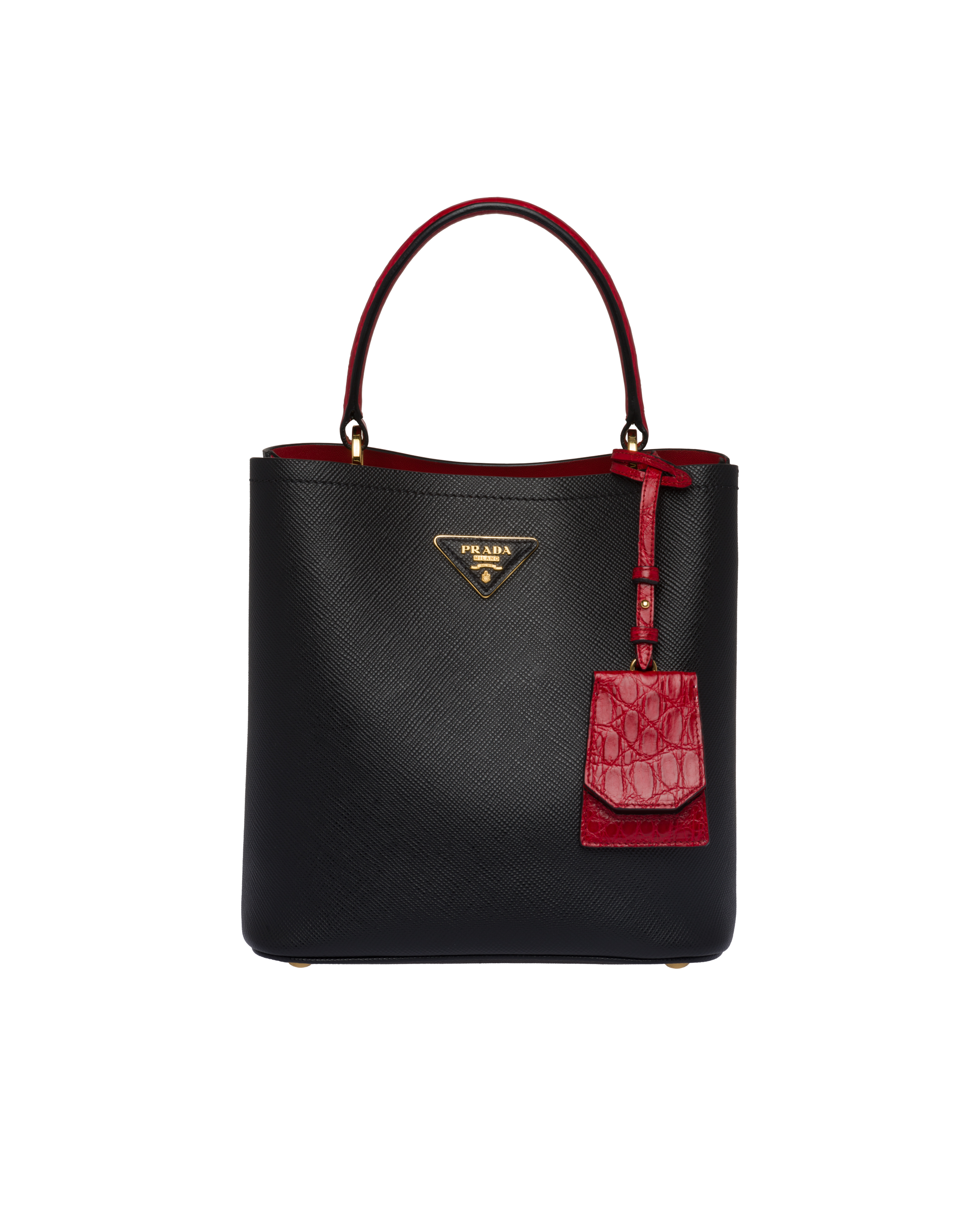 prada milano red bag