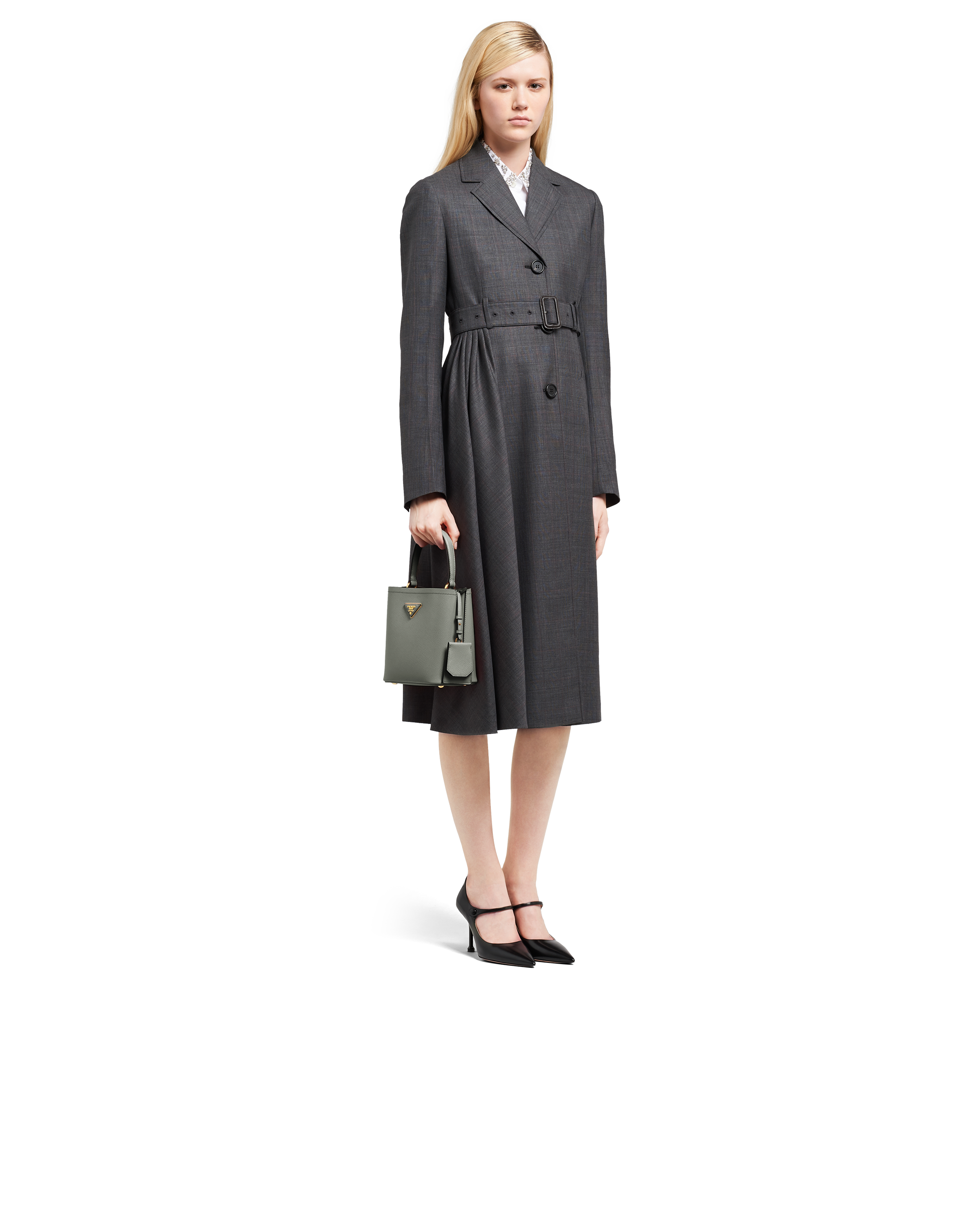 Prada Prada Panier 皮革手袋 7