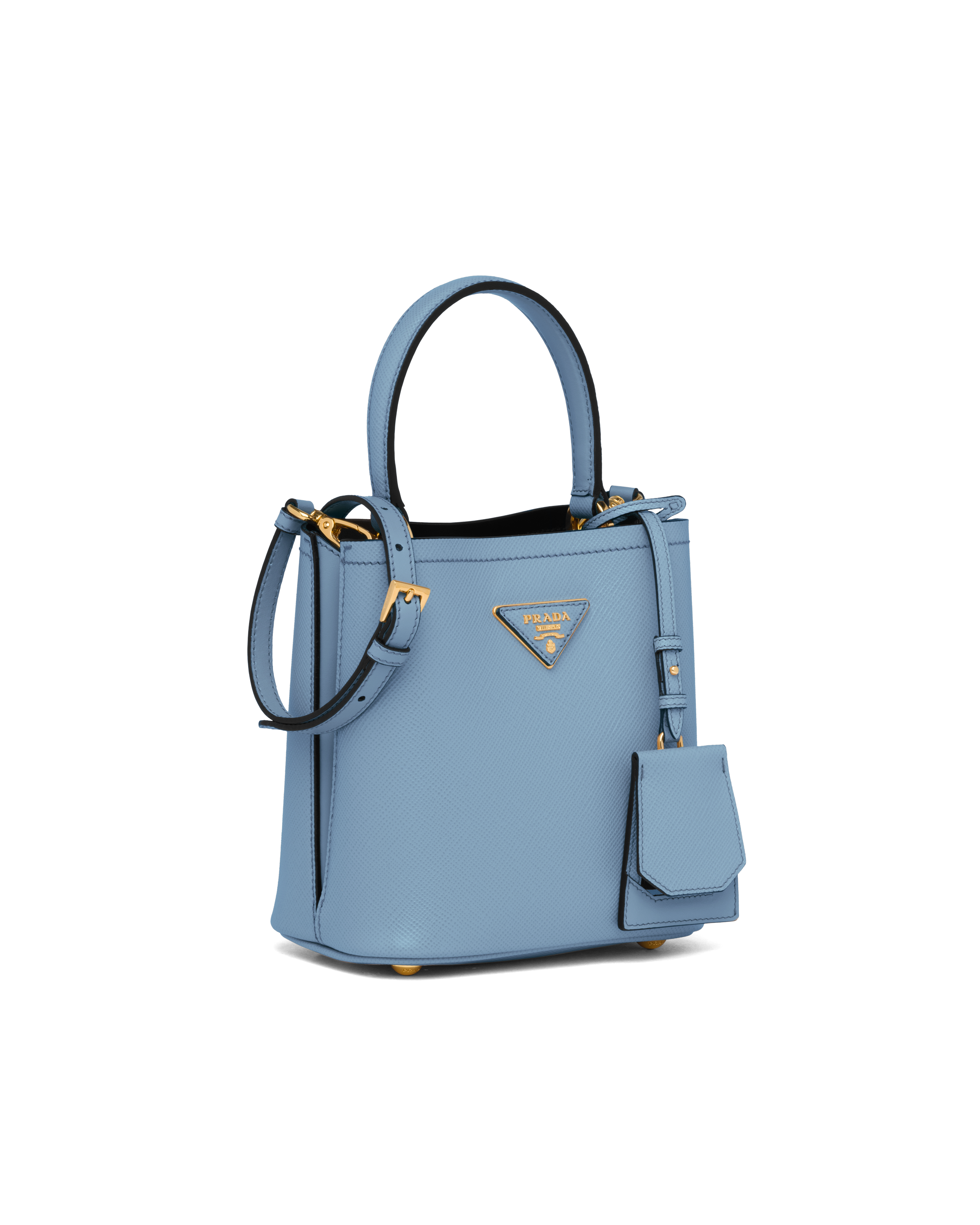 blue bolsa prada