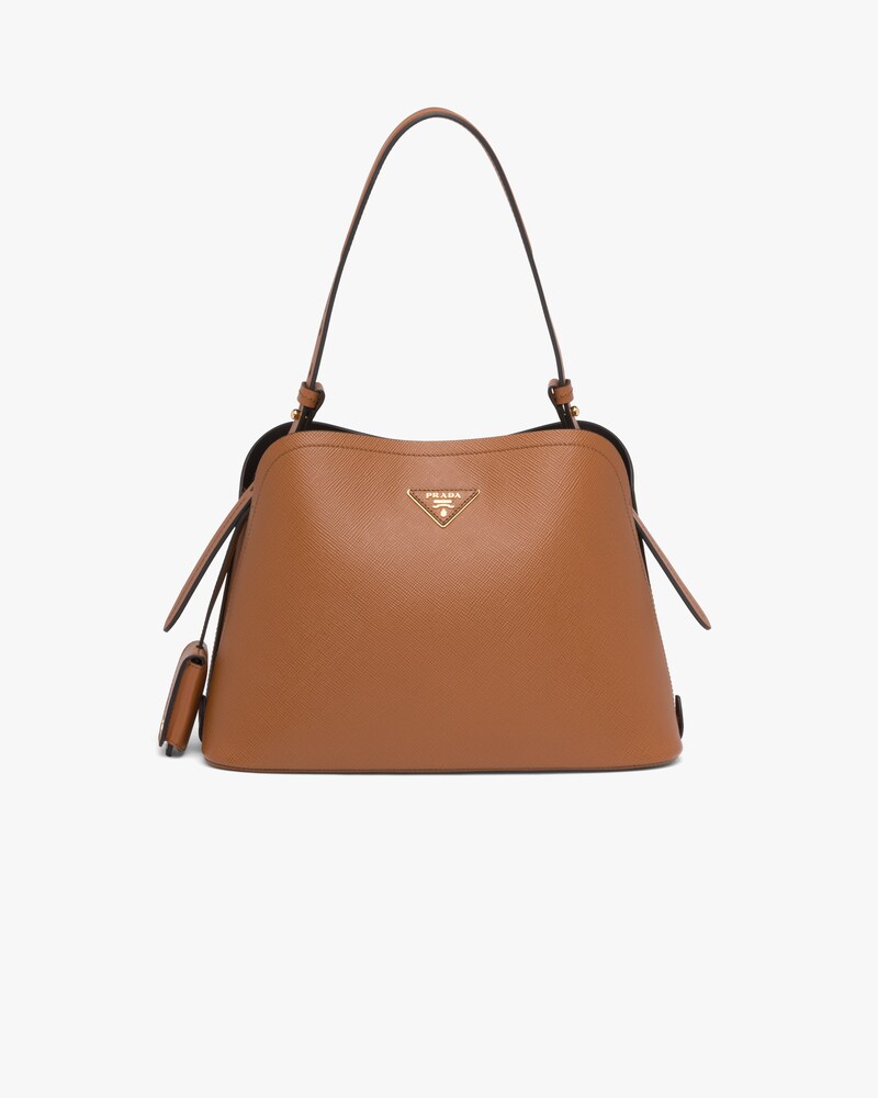 prada saffiano brown