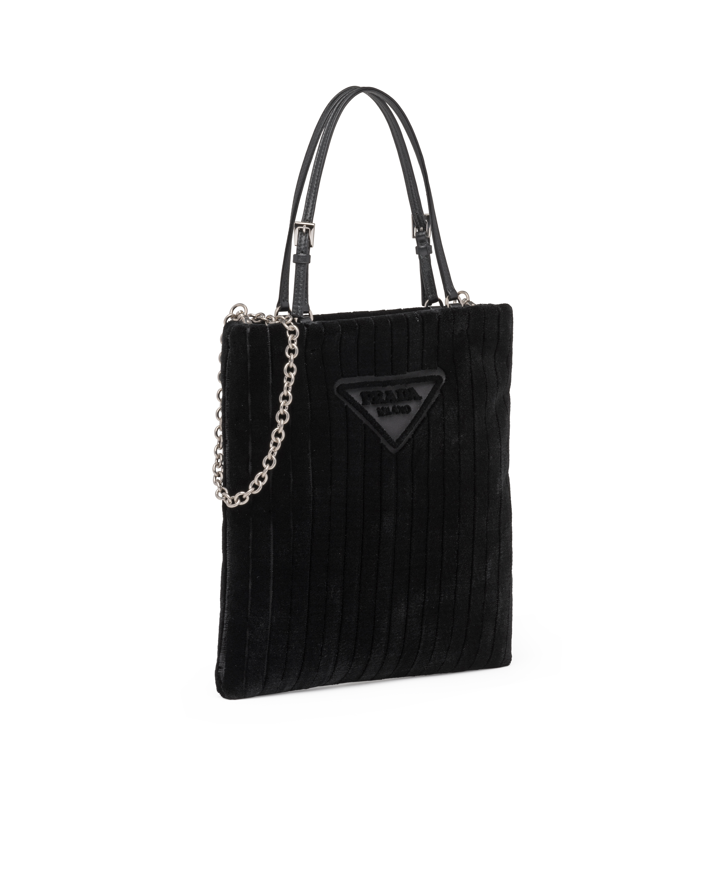 prada velvet pouch