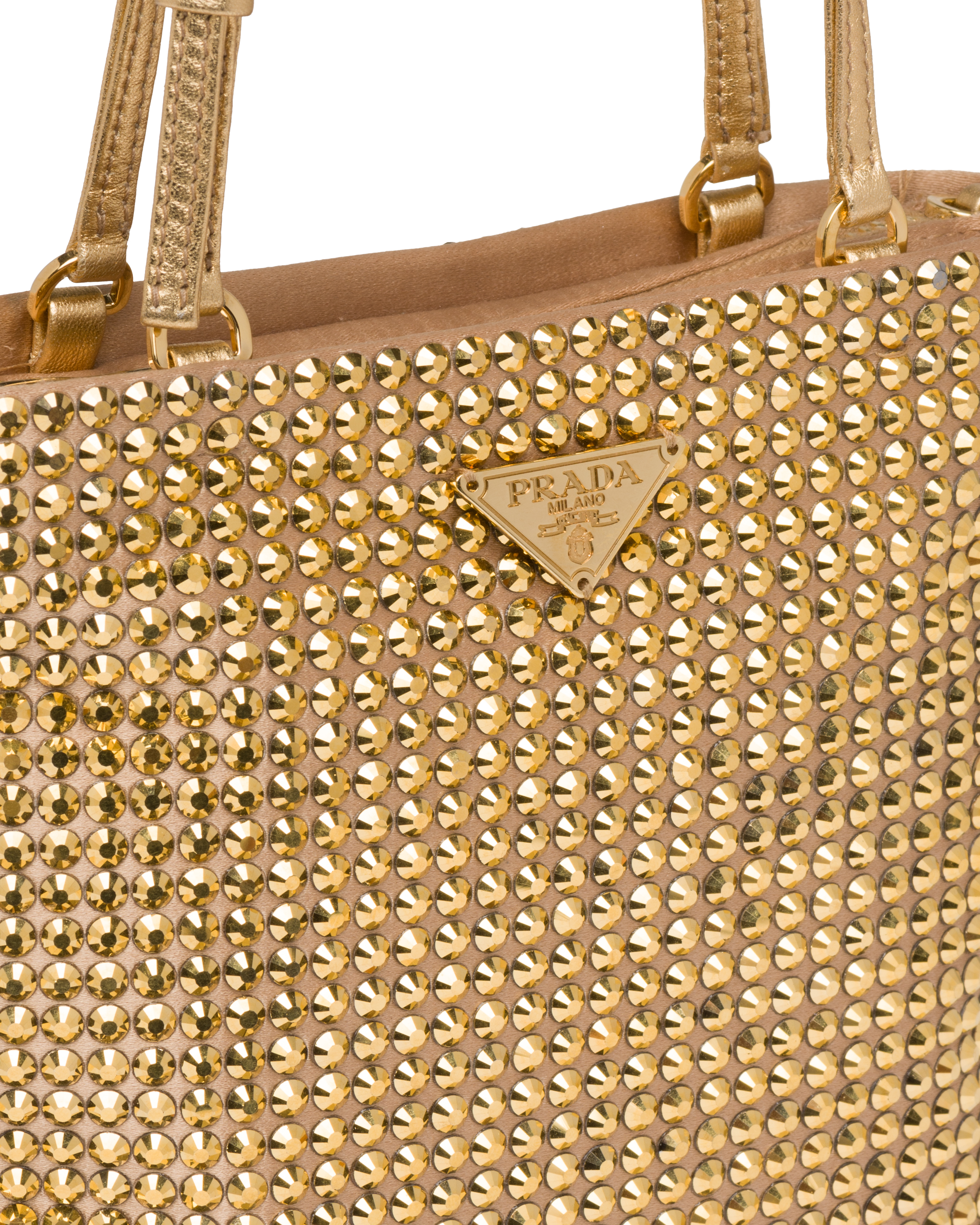 prada bag gold