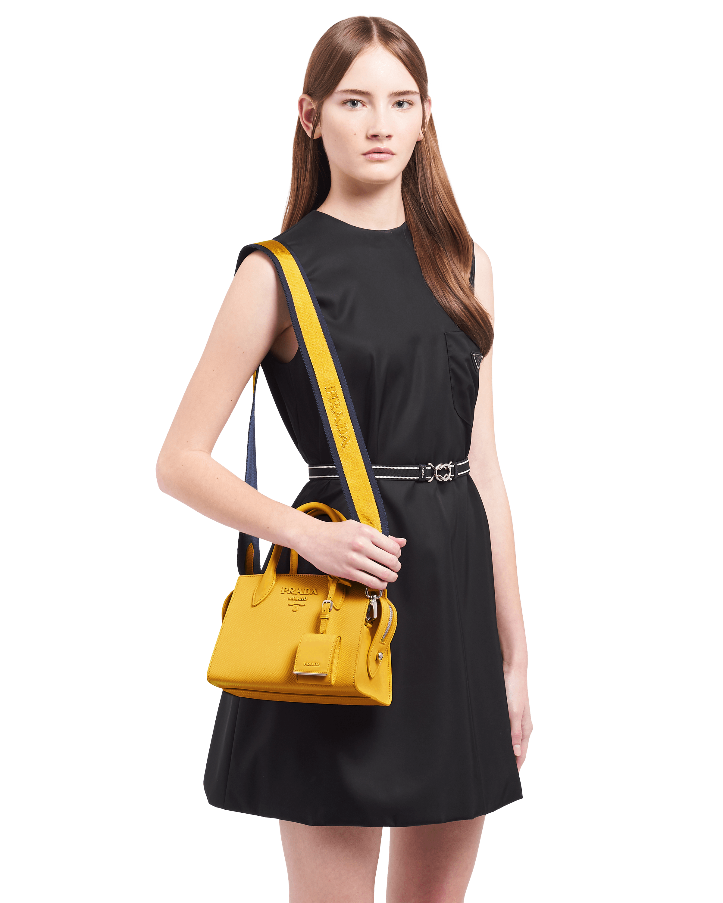 Prada monochrome handbag clearance